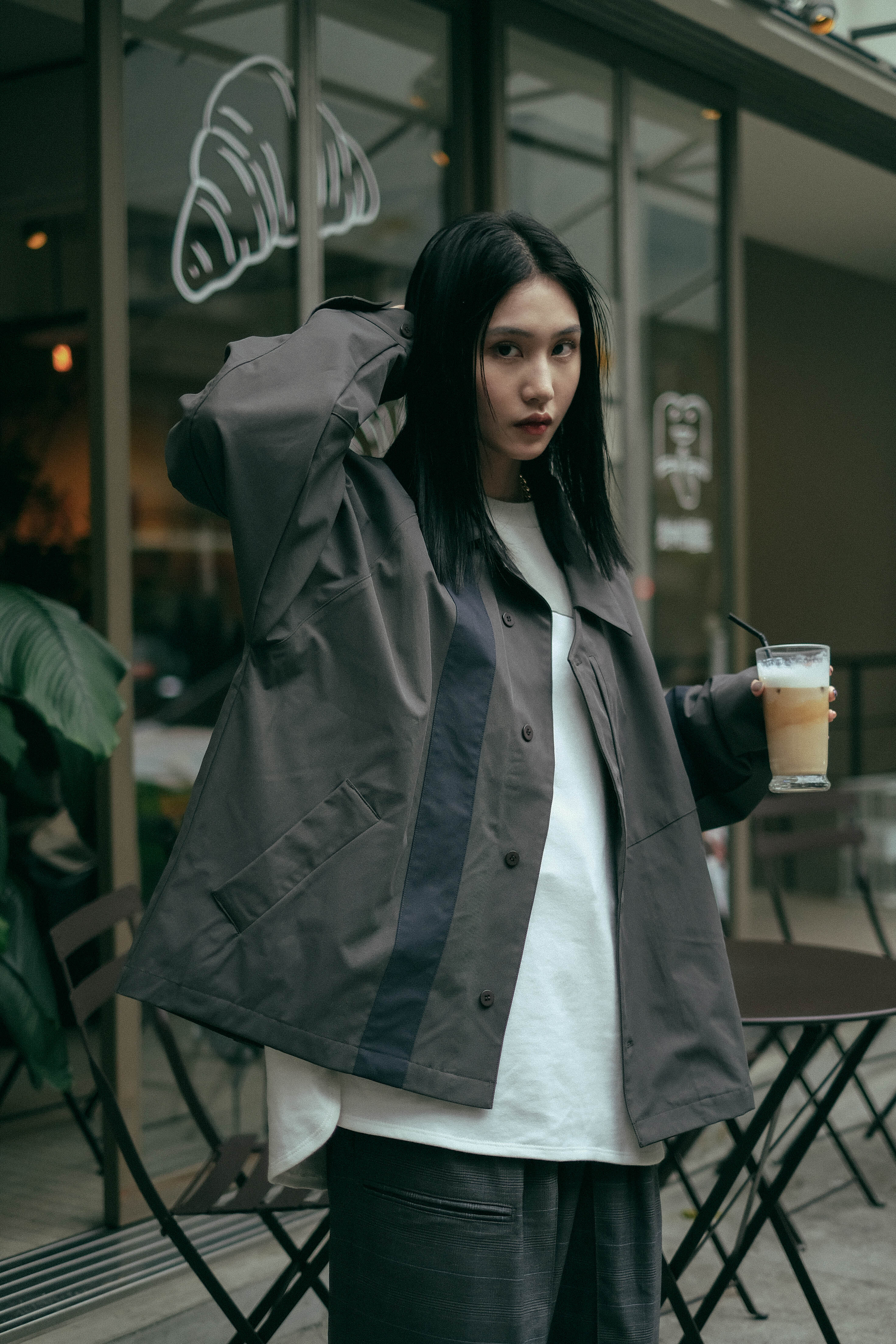 MELSIGN - Signature Over Shirt Jacket - Gray
