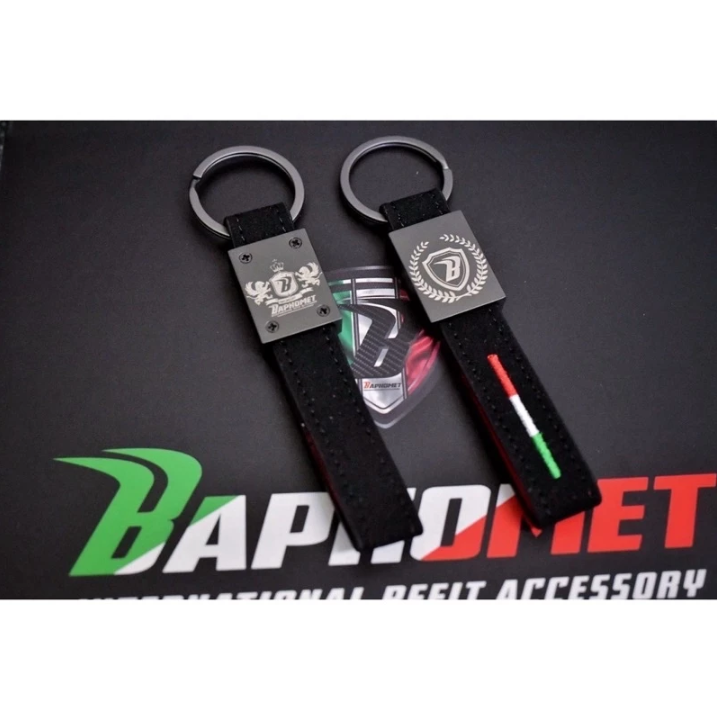 【巴風特 Bpahomet】麂皮 新款鑰匙圈 皮革 雷雕 DRG/FORCE/KRV/BWS/SMAX/MMBCU