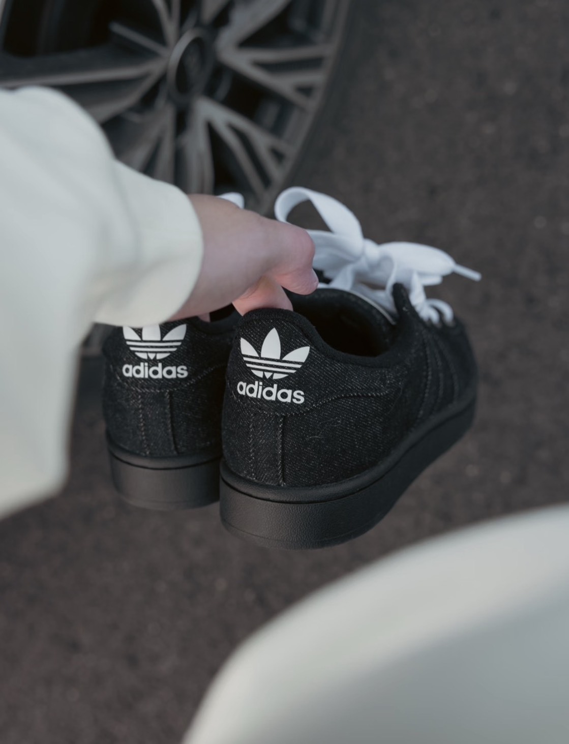 <黑貝殼🐚>Adidas Superstar II 炭黑丹寧
