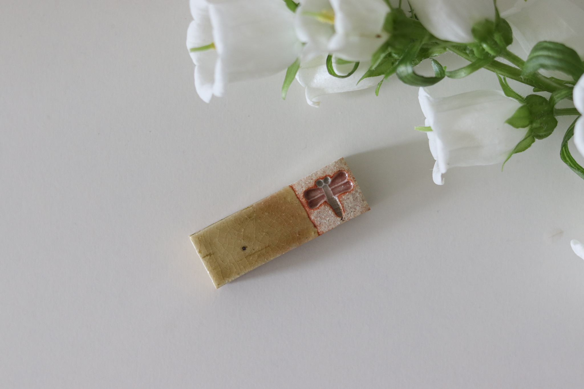 日本 美濃燒 蜻蜓 筷架