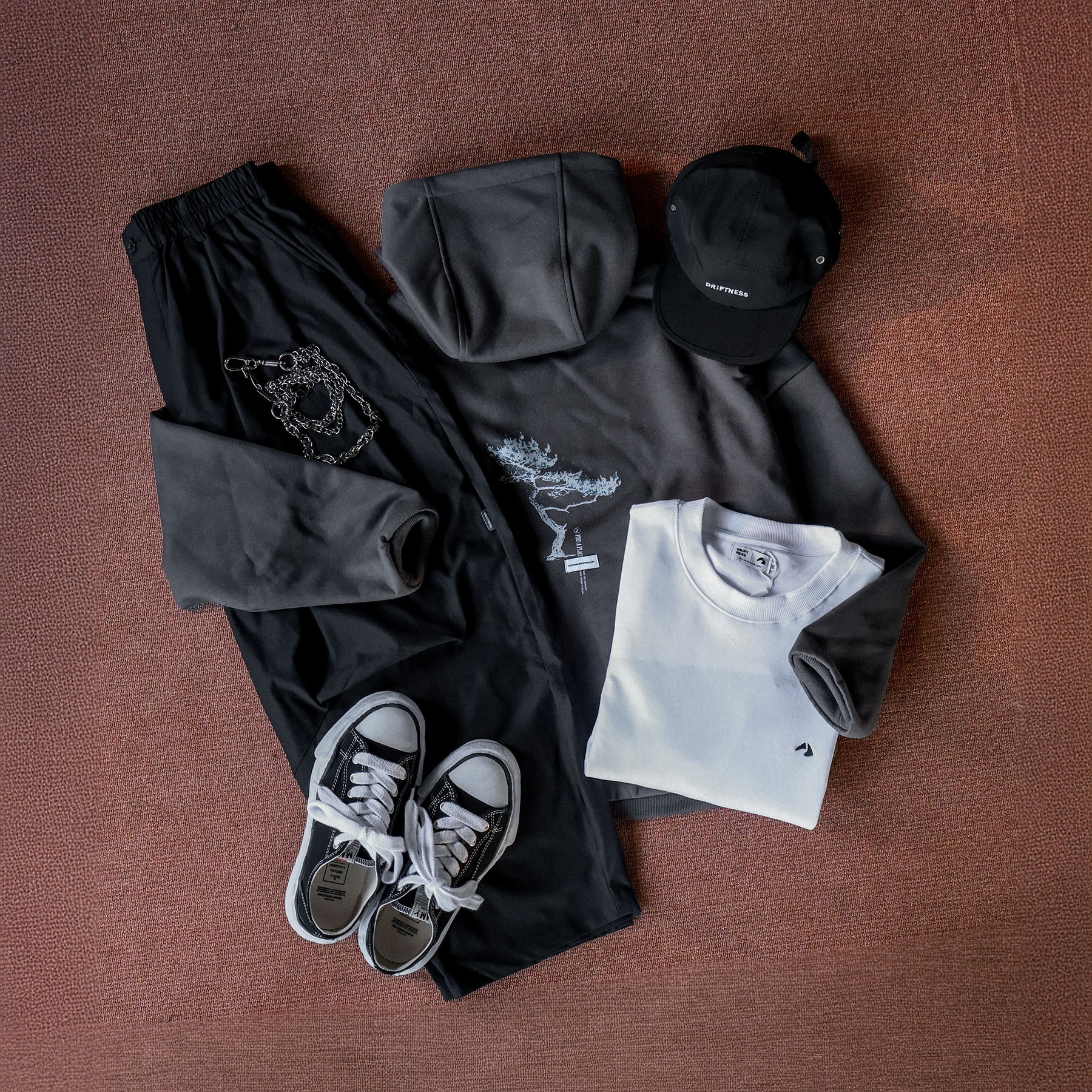 DRi-FORM 自然主義 | 背圖帽踢搭配組