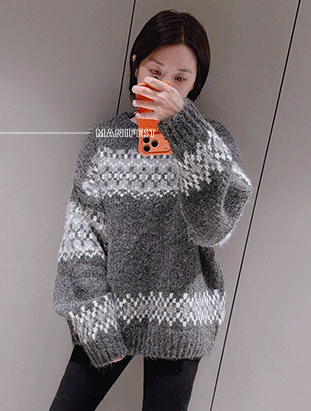 ᴴᴼᵀ ▸▸店長推薦◃◃ 秋冬新款/雪花❄️針織t MANIFEST正韓🇰🇷