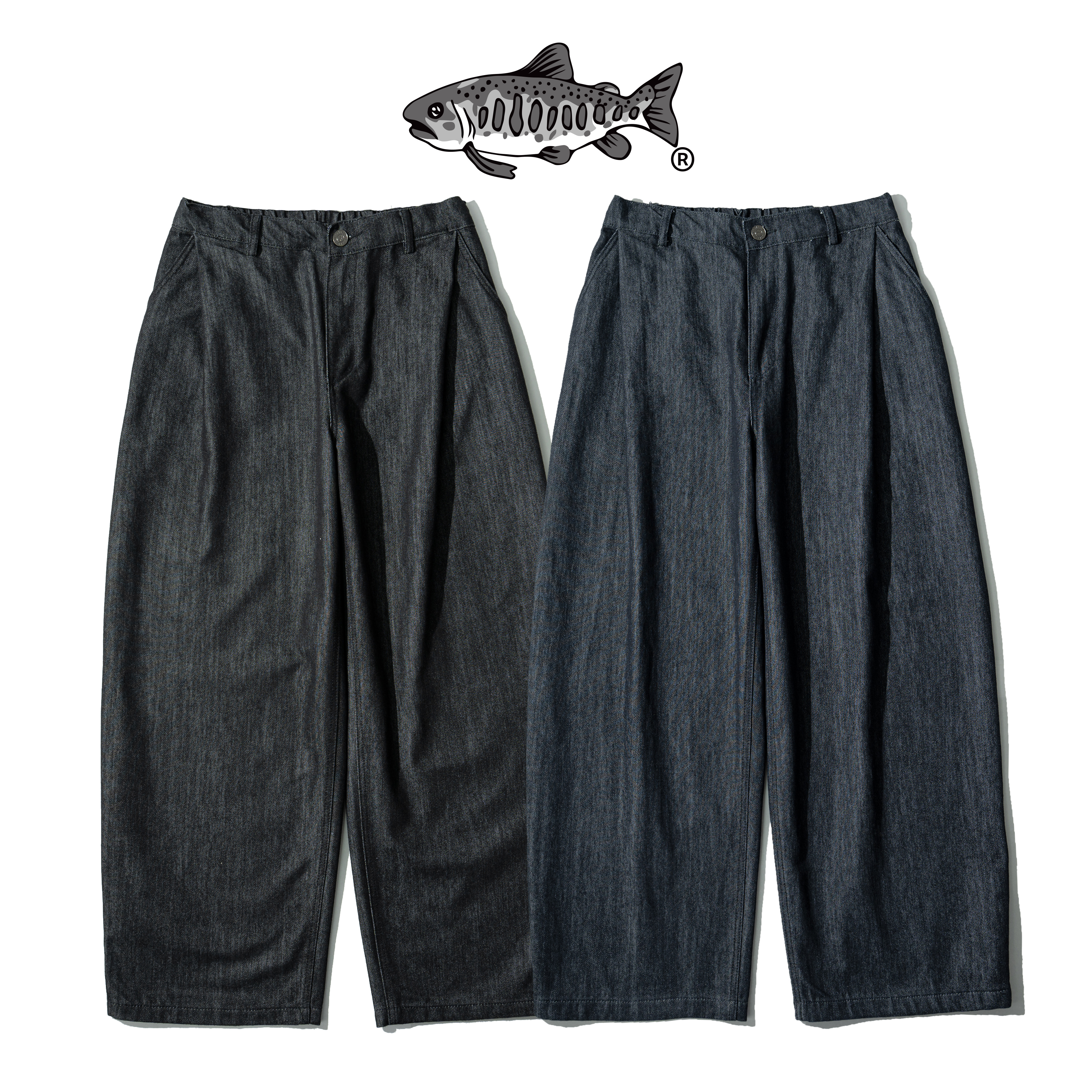 AGILITY Raw Wide Leg Denim Jeans 原色 闊腿 牛仔長褲 [LD80]