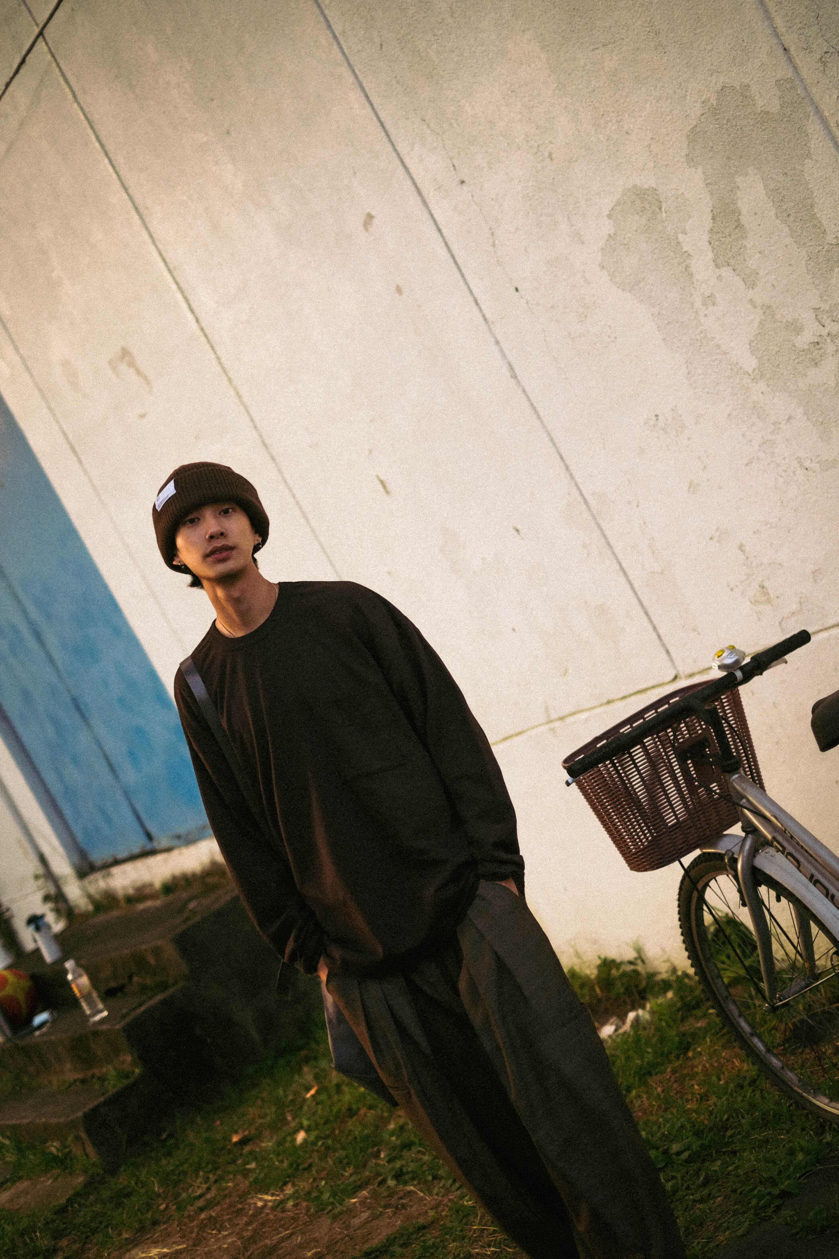 MELSIGN - November L/S Pocket Tee - Chocolate