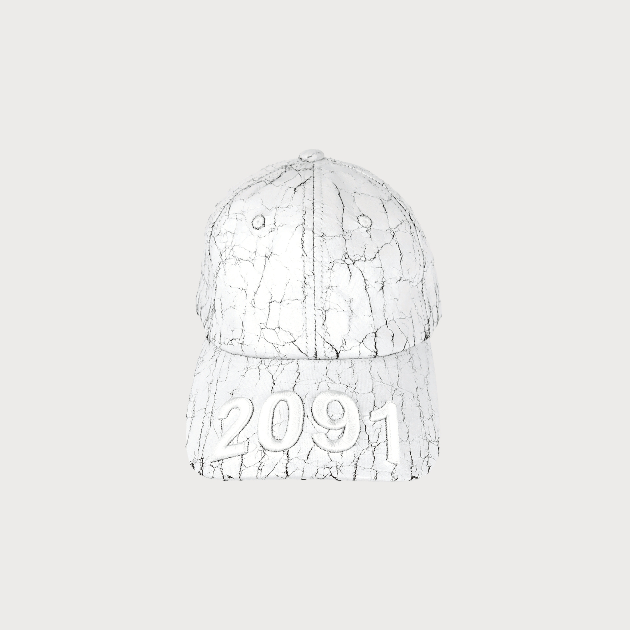Bornrich｜2091 Crackle Cap (White)