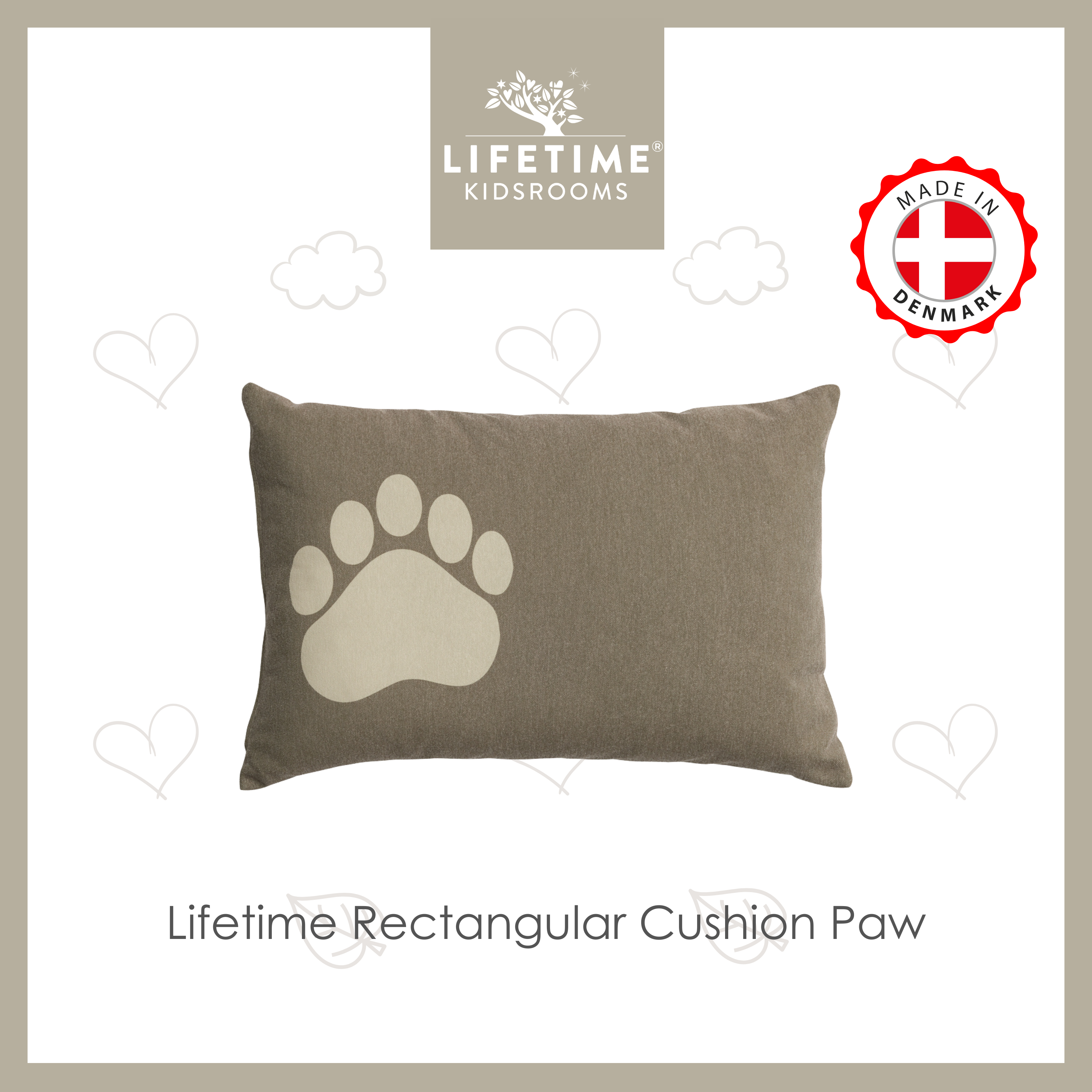 Lifetime Rectangular Cushion Paw - Panda Paradise