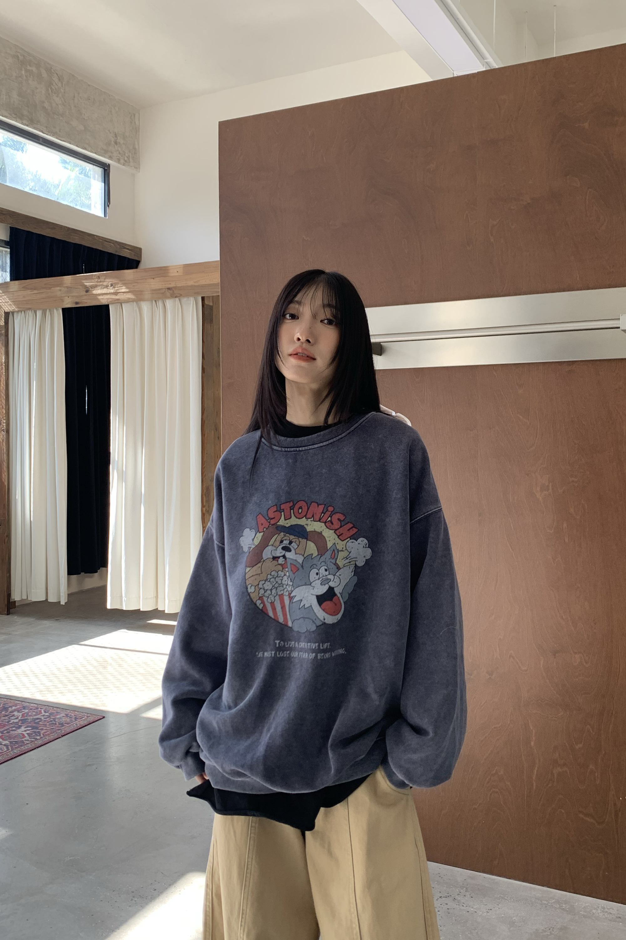 Winter Finale｜貓狗好朋友水洗大學t 3色