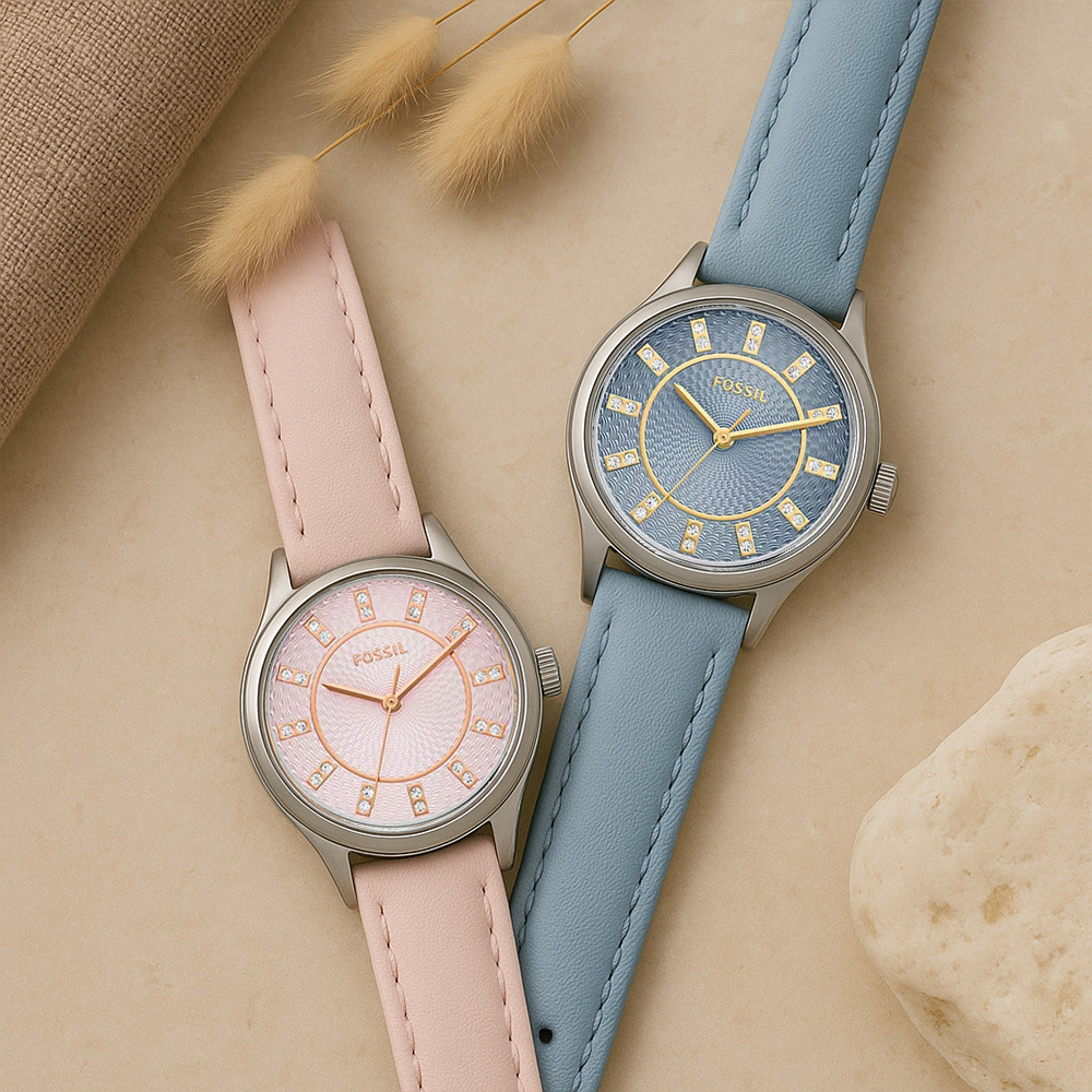 【FOSSIL】BQ3872 精緻小巧錶盤 羅馬數字 皮革 石英錶