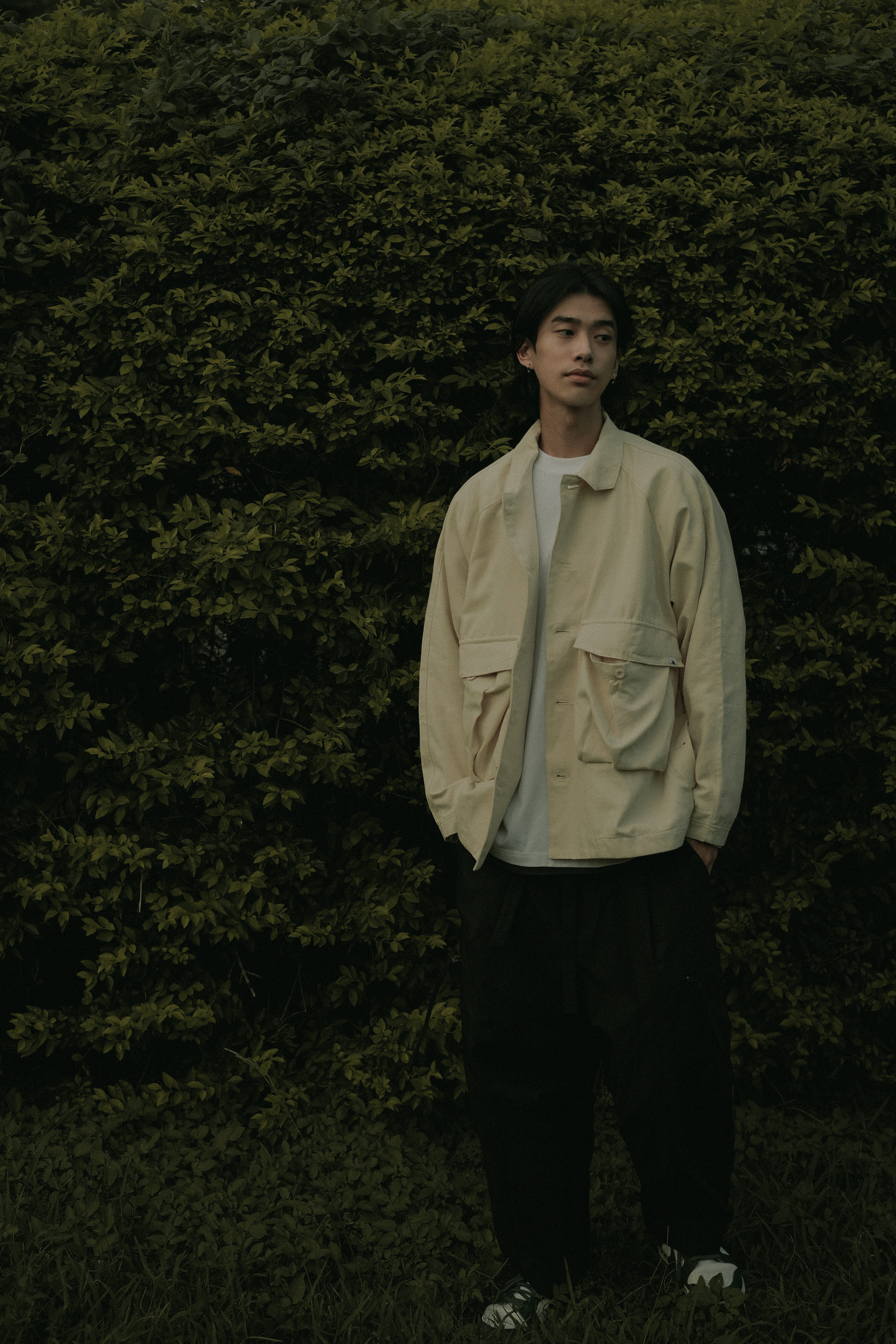 MELSIGN - Double Pocket City Jacket - Seashell