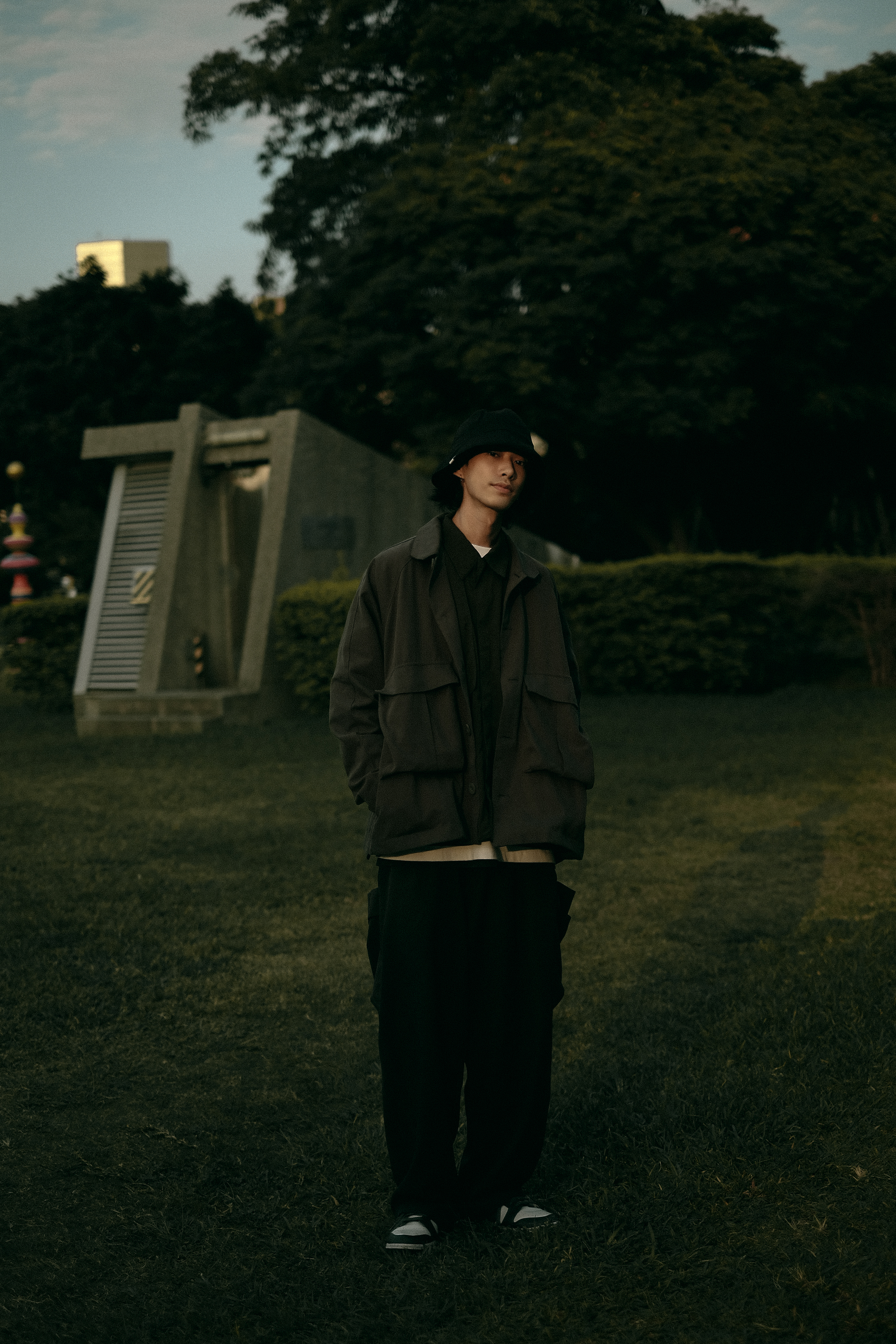 MELSIGN - Double Pocket City Jacket - D-Gray