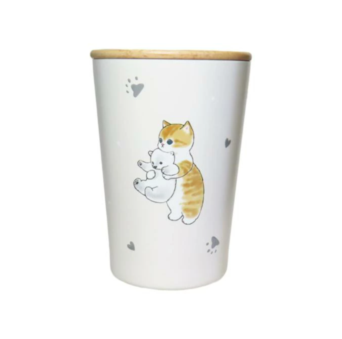 日本 MOFUSAND 保溫 保冷 木蓋 400ML 水杯 不鏽鋼