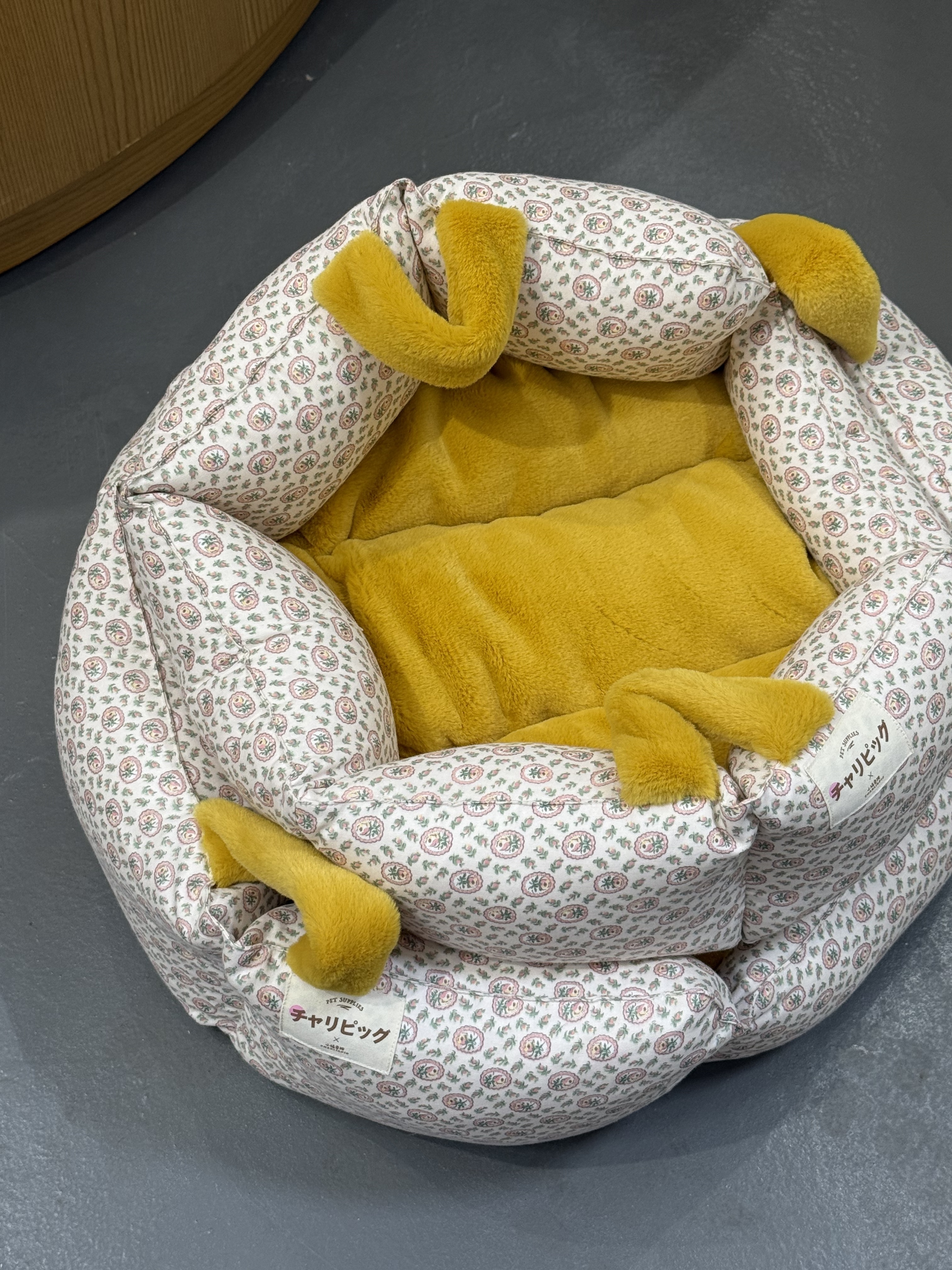 PETMAN 粉紫小花 花瓣窝 双面可使用