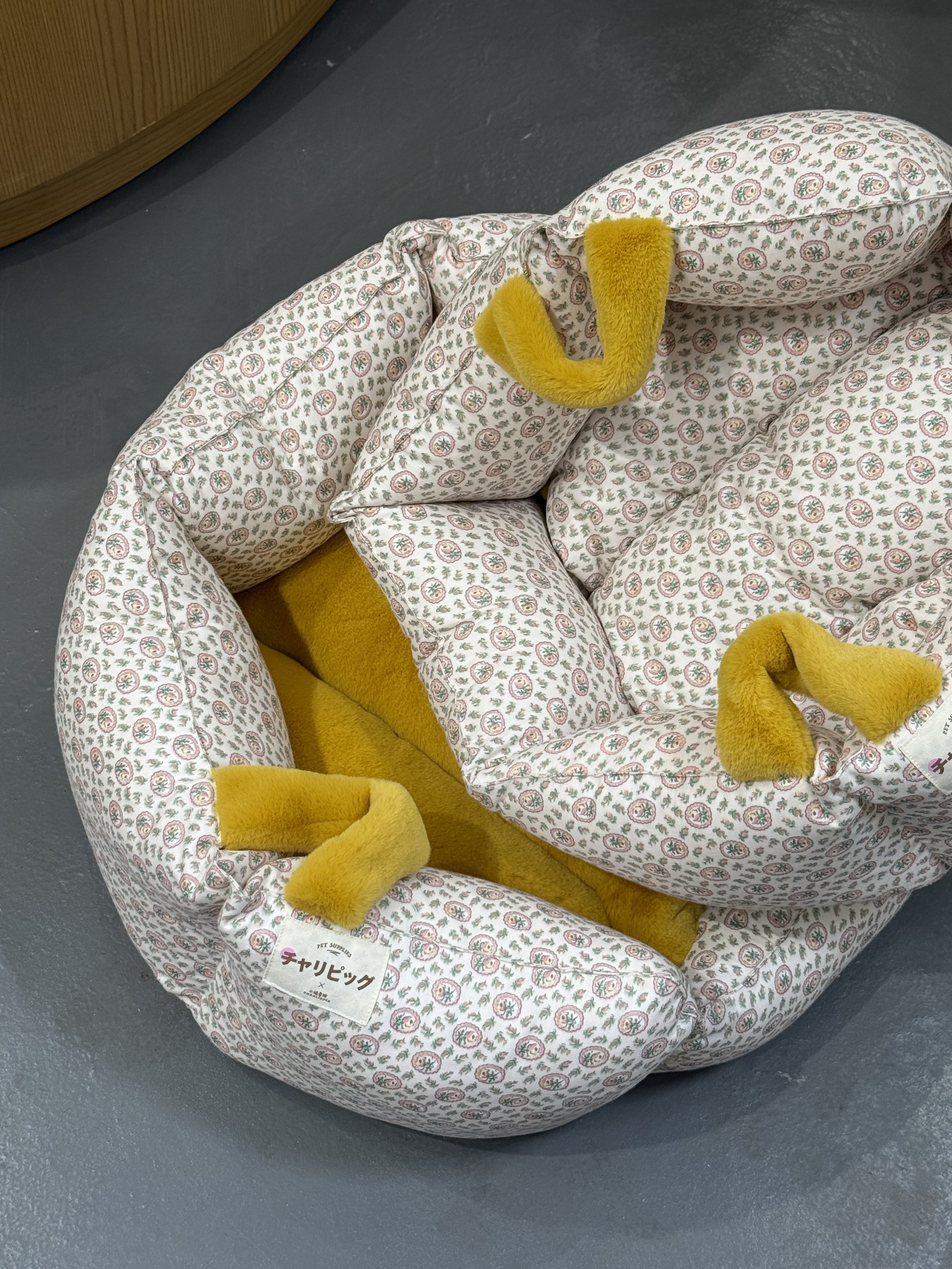 PETMAN 粉紫小花 花瓣窝 双面可使用