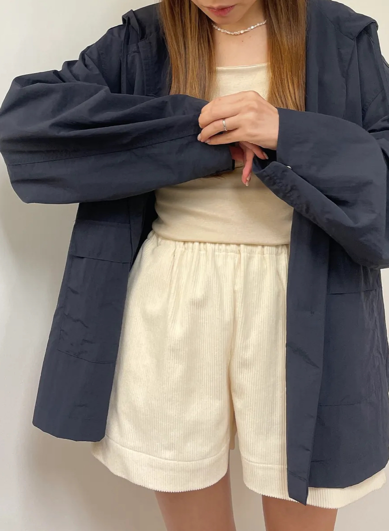 ❲現貨❳ 鬆軟橡筋腰燈芯絨短褲 (3色)