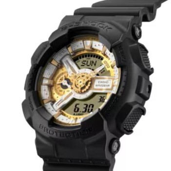 【CASIO 卡西歐】 G-SHOCK  大錶殼酷炫設計 堅固耐用 無止境追求強度 耐衝擊數位雙顯 手錶 GA-110CD-1A9