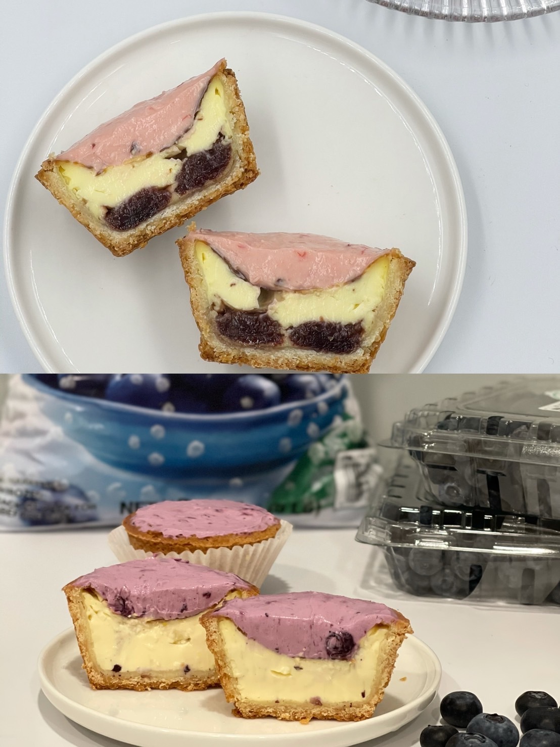 年後宅配 草莓乳酪*2藍莓乳酪*2