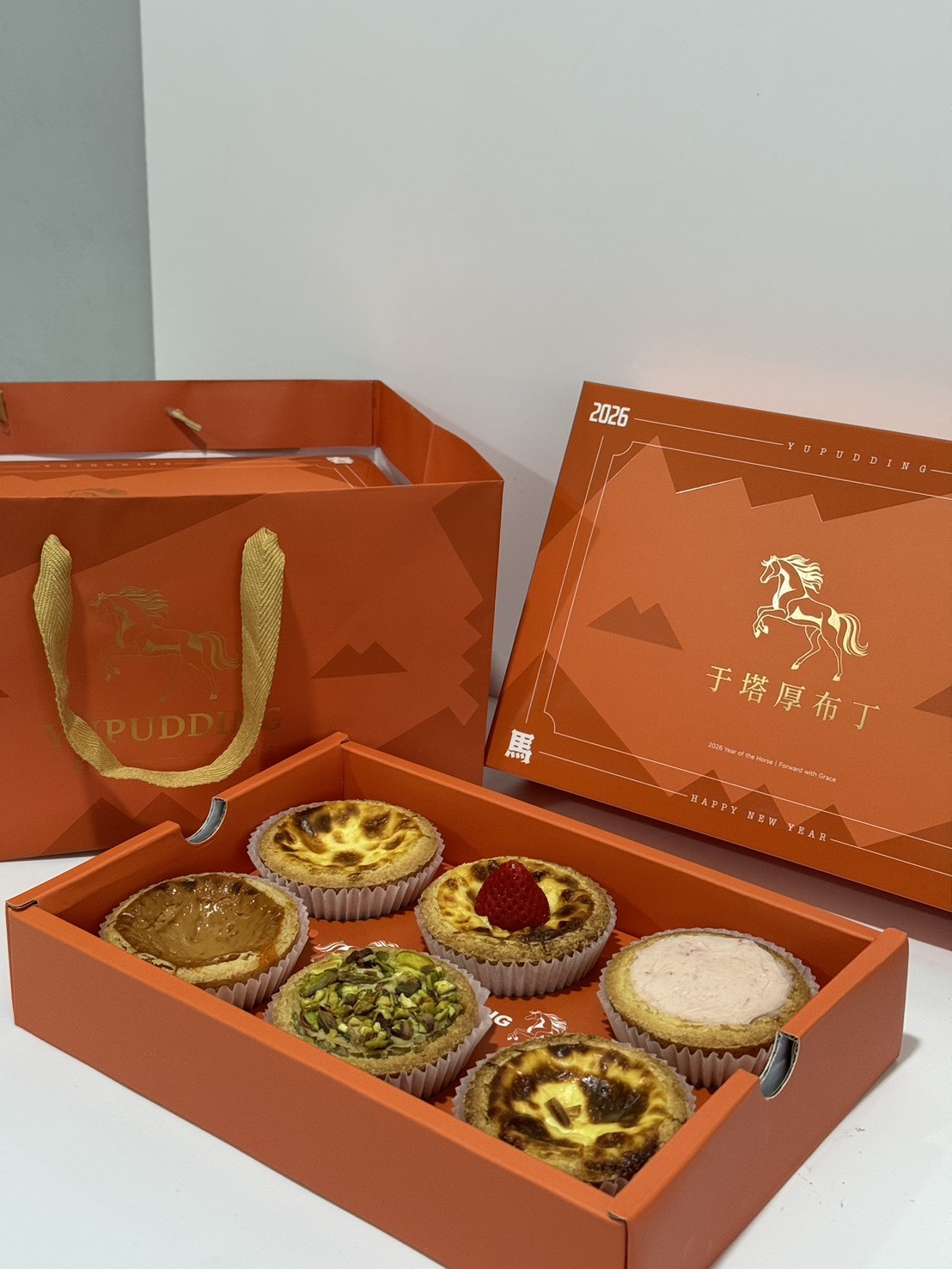 2/11(三)馬年綜合禮盒(原味/草莓乳酪/草莓大福/花生白玉/開心果乳酪/泰奶)
