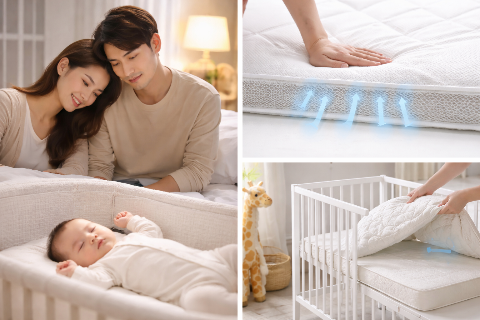 寶寶安穩睡眠示意圖