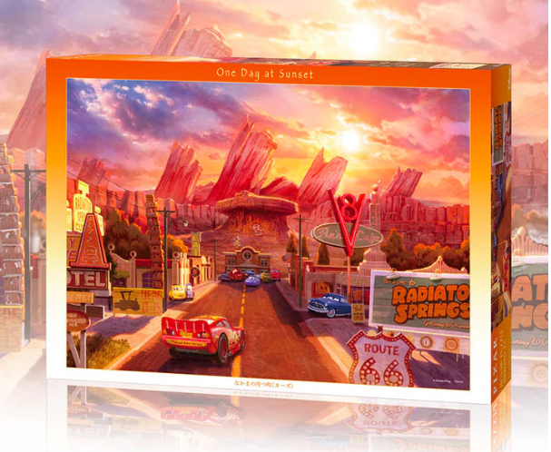 反斗車王 - 汽車總動員 朋友相聚的小鎮 (畫布紋理)