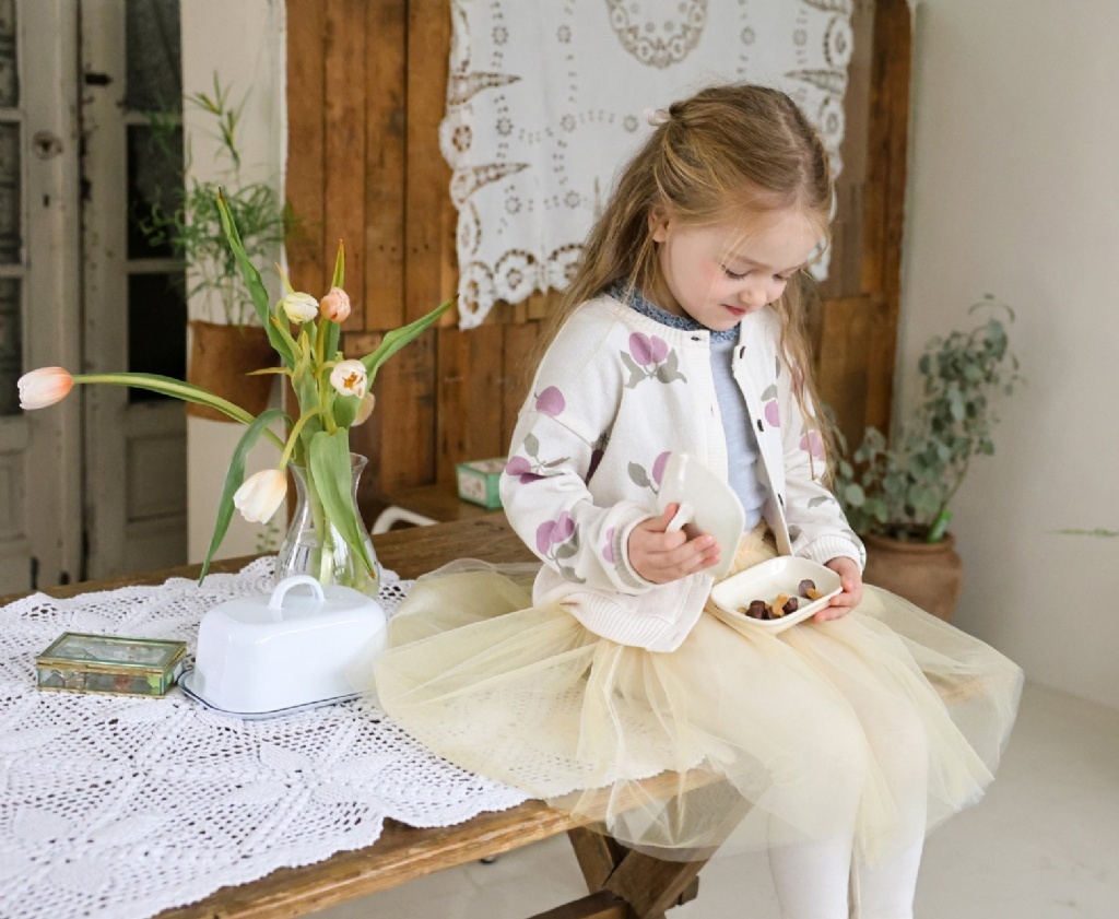 正韓春FLO 三色甜甜櫻桃外套