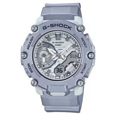 【CASIO 卡西歐】 G-SHOCK  強悍的過程中不斷進化 全新耐衝擊構造 雙顯手錶 GA-2200FF-8A