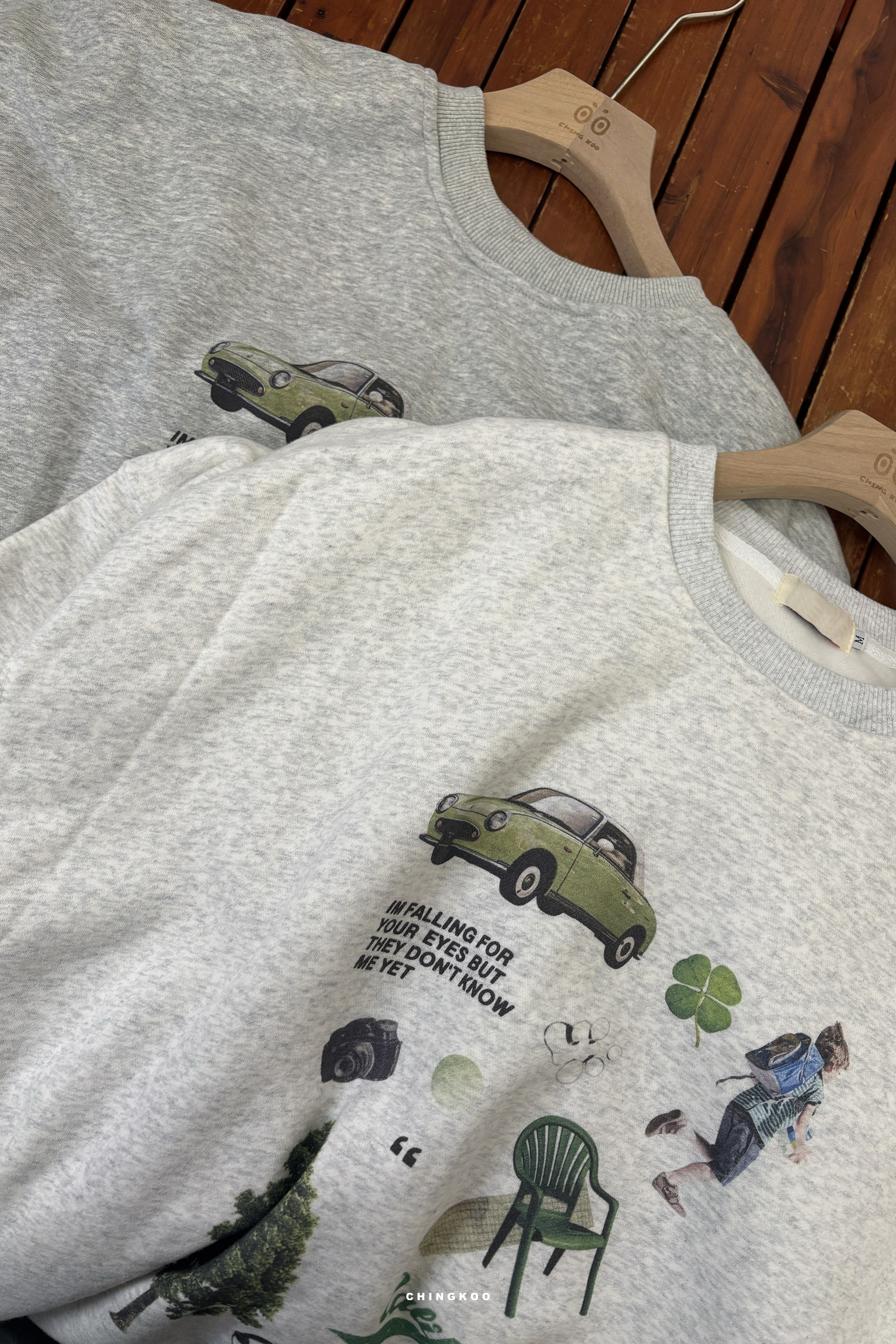 Winter Finale｜日常生活碎片刷毛大學t 2色