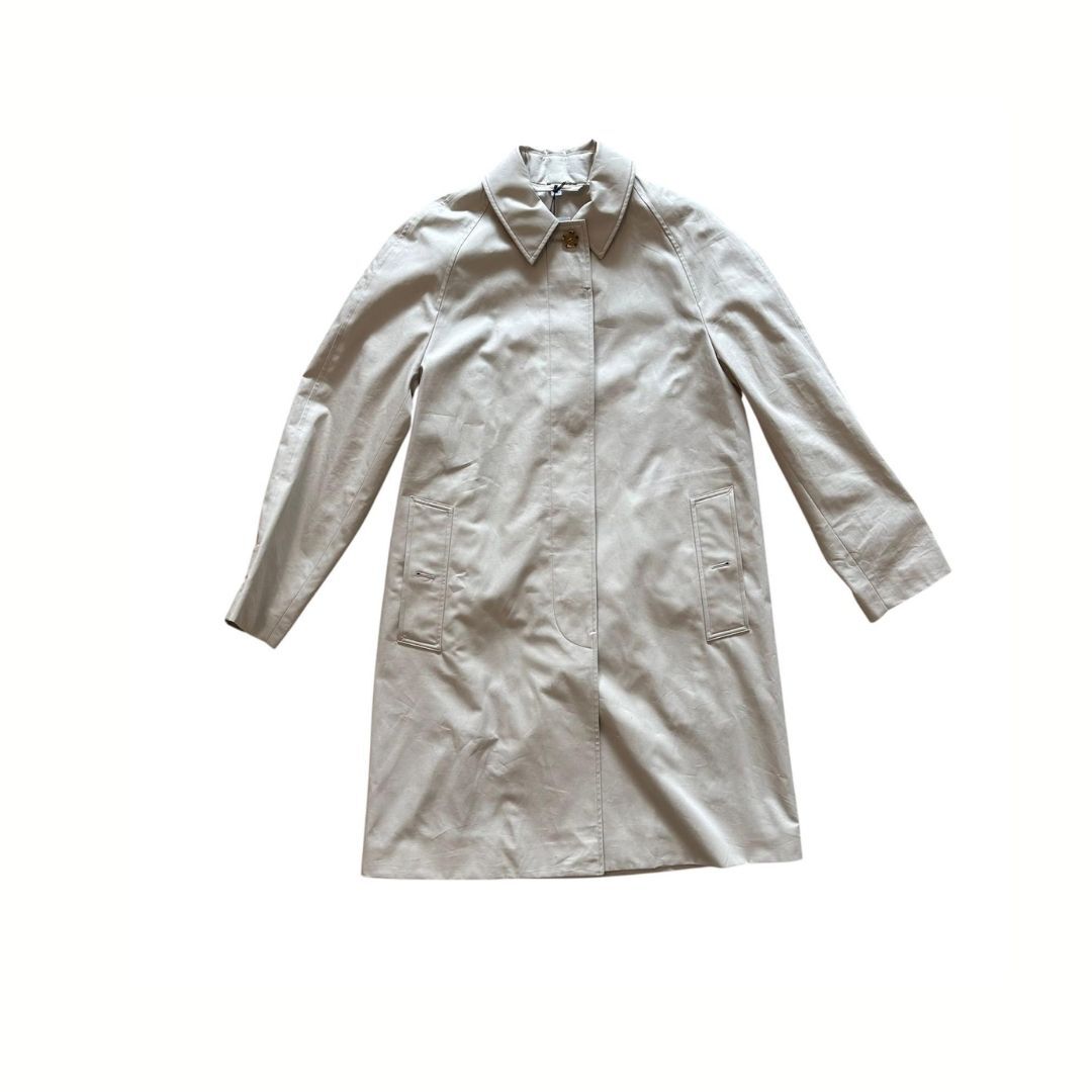 1BR0114-034 [BURBERRY] Camden Heritage Car Coat Stone #80842441004 (C-EU-E)
