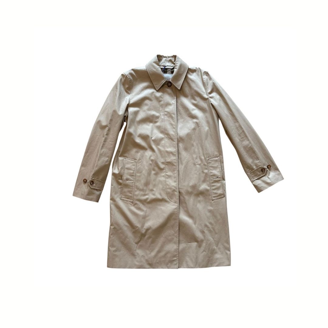1BR0114-032 [BURBERRY] Camden Heritage Car Coat Honey Beige #81114551005 (C-EU-E)
