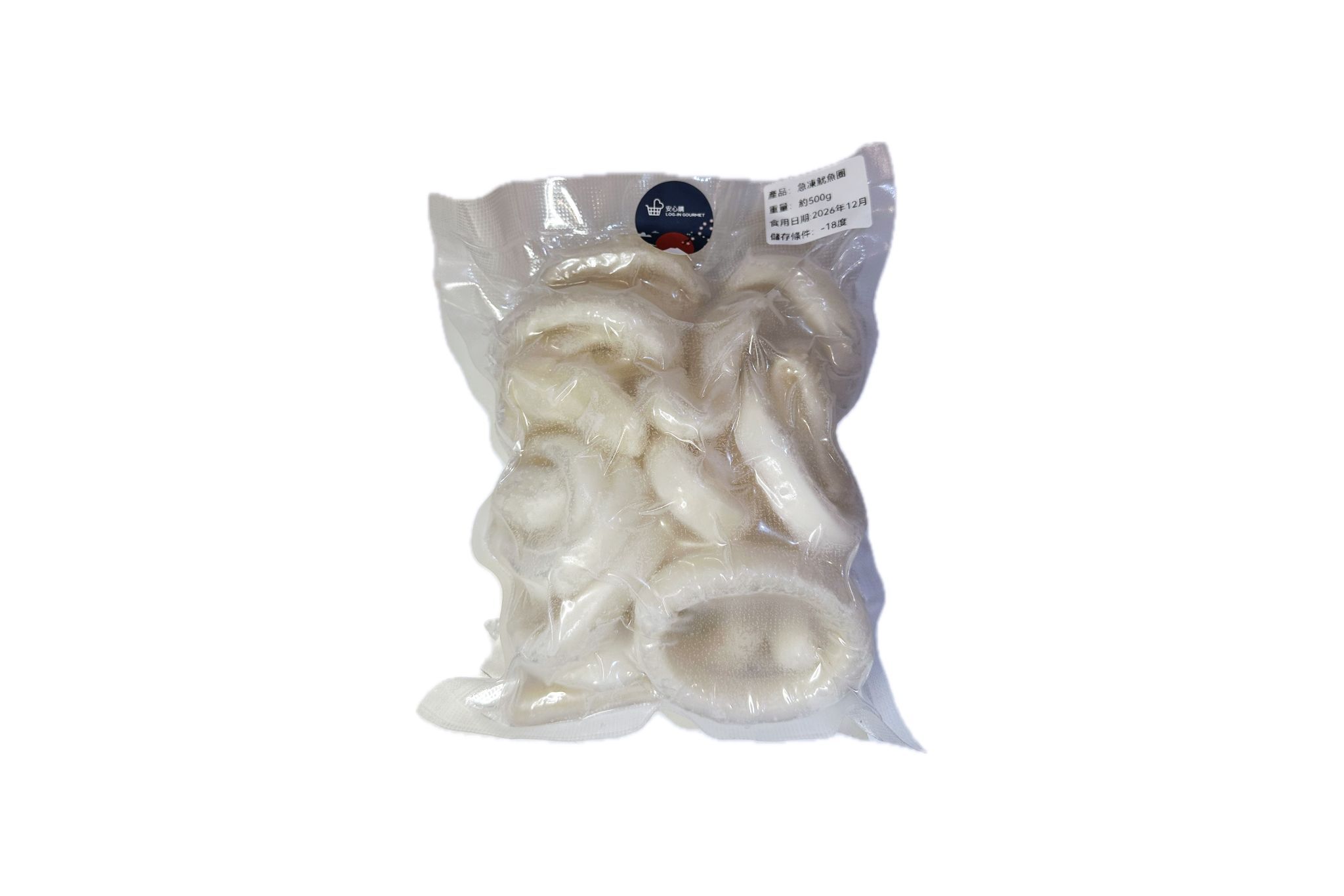 急凍魷魚圈 (約500g)