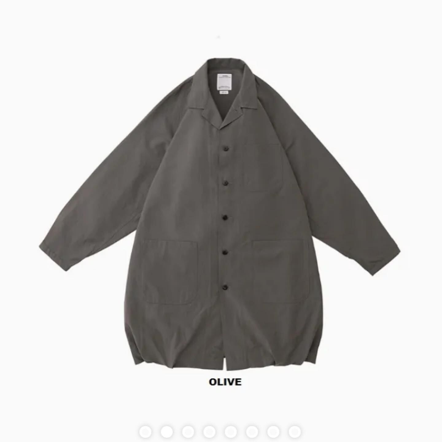 ON SALE: VISVIM LABORATORY COAT - OLIVE SIZE 2 PRE ORDER ITEM (預訂中)