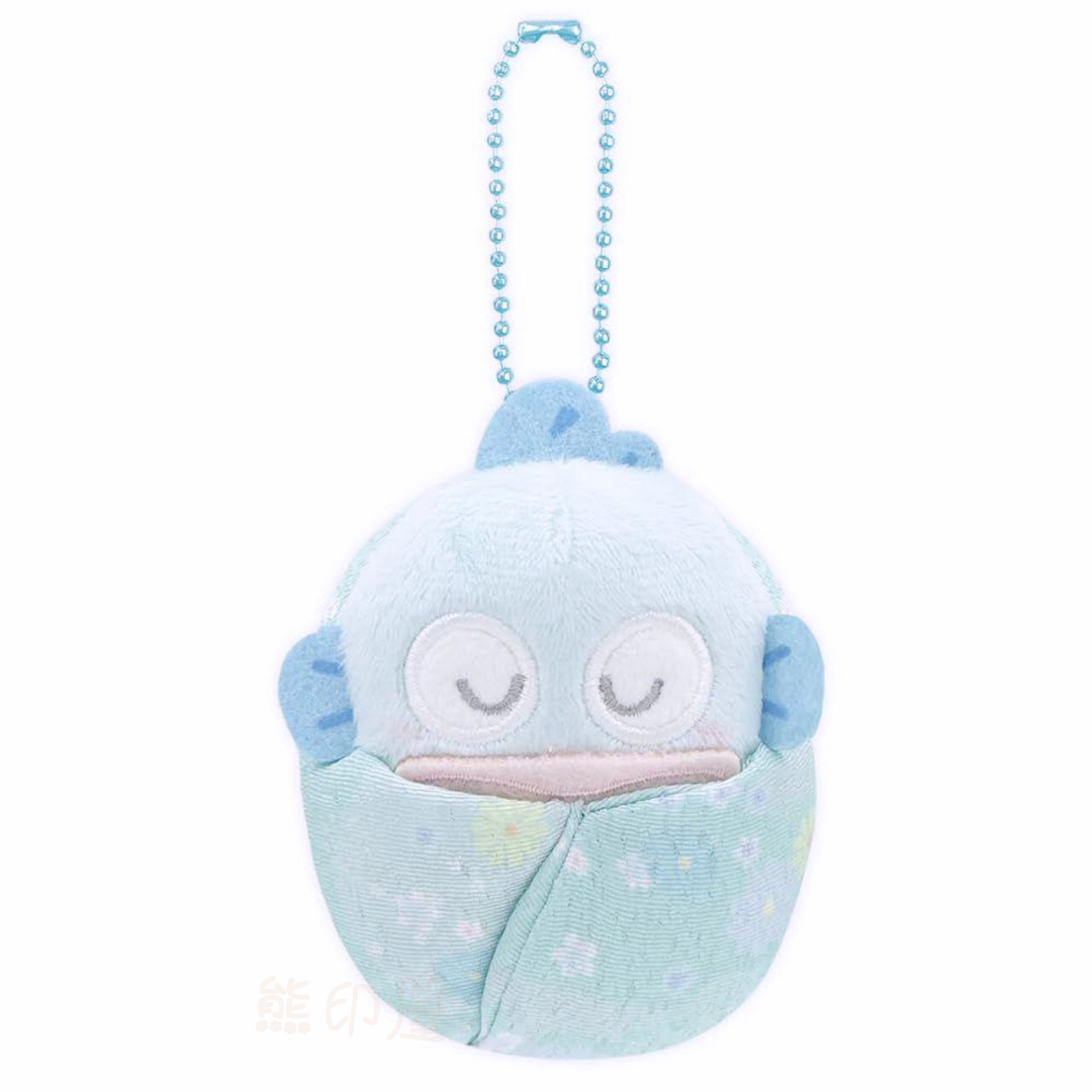 水怪 和服嬰兒款毛公仔掛飾吊飾 [平行進口]