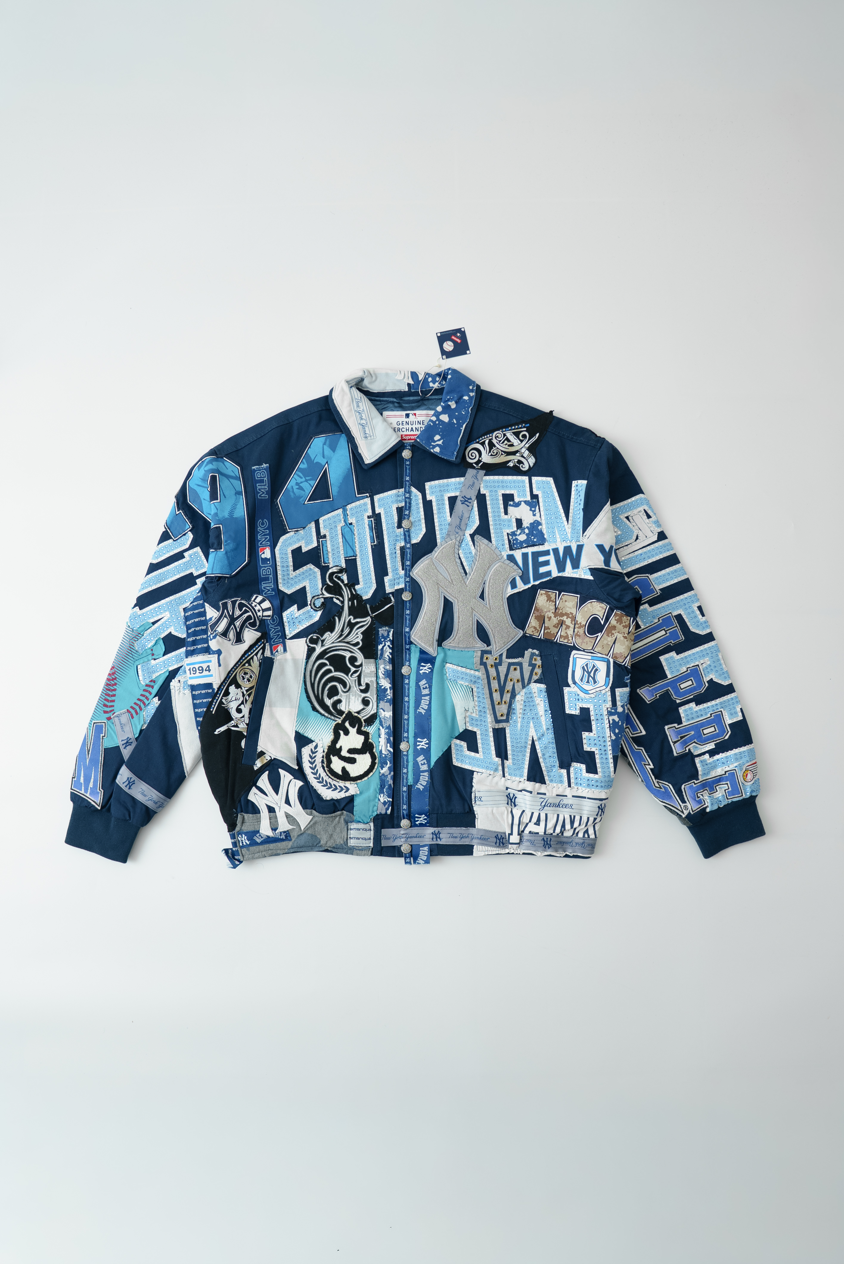 【Focus Store】預購 Supreme FW25 Week17 Jeff Hamilton New York Yankees Varsity Jacket 紐約洋基 棒球夾克