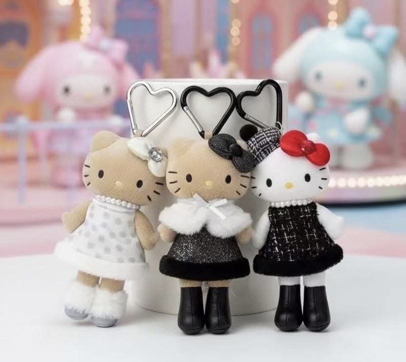 【冬季限定】JP Hello Kitty 冬季系列長腳公仔吊飾 6912 6929 6905 TK260115