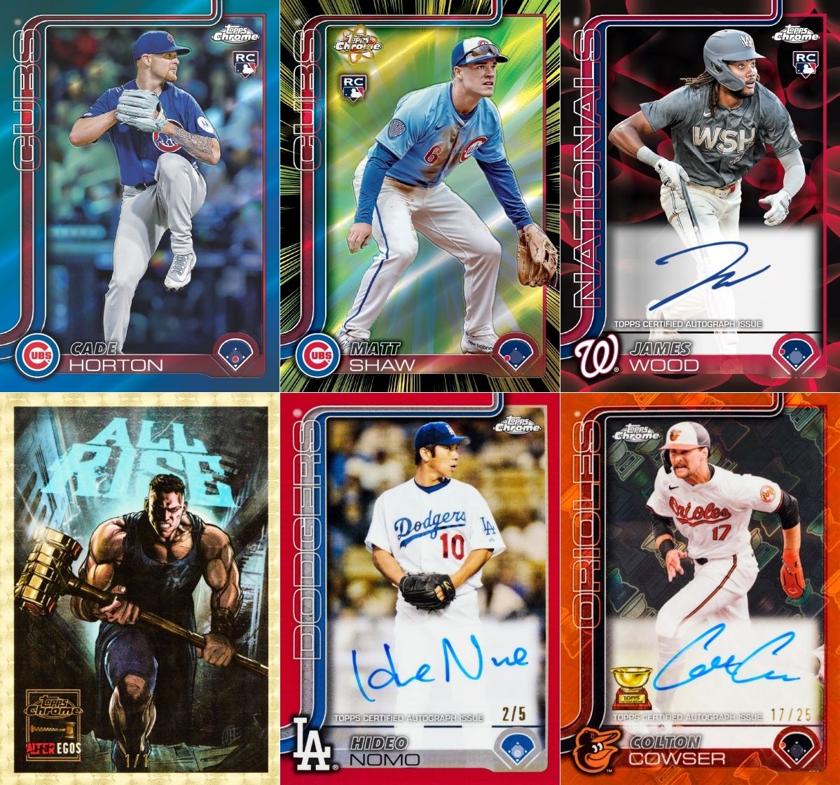 Topps 2025 MLB Chrome Update Series Baseball Mega Box 球員卡 卡盒