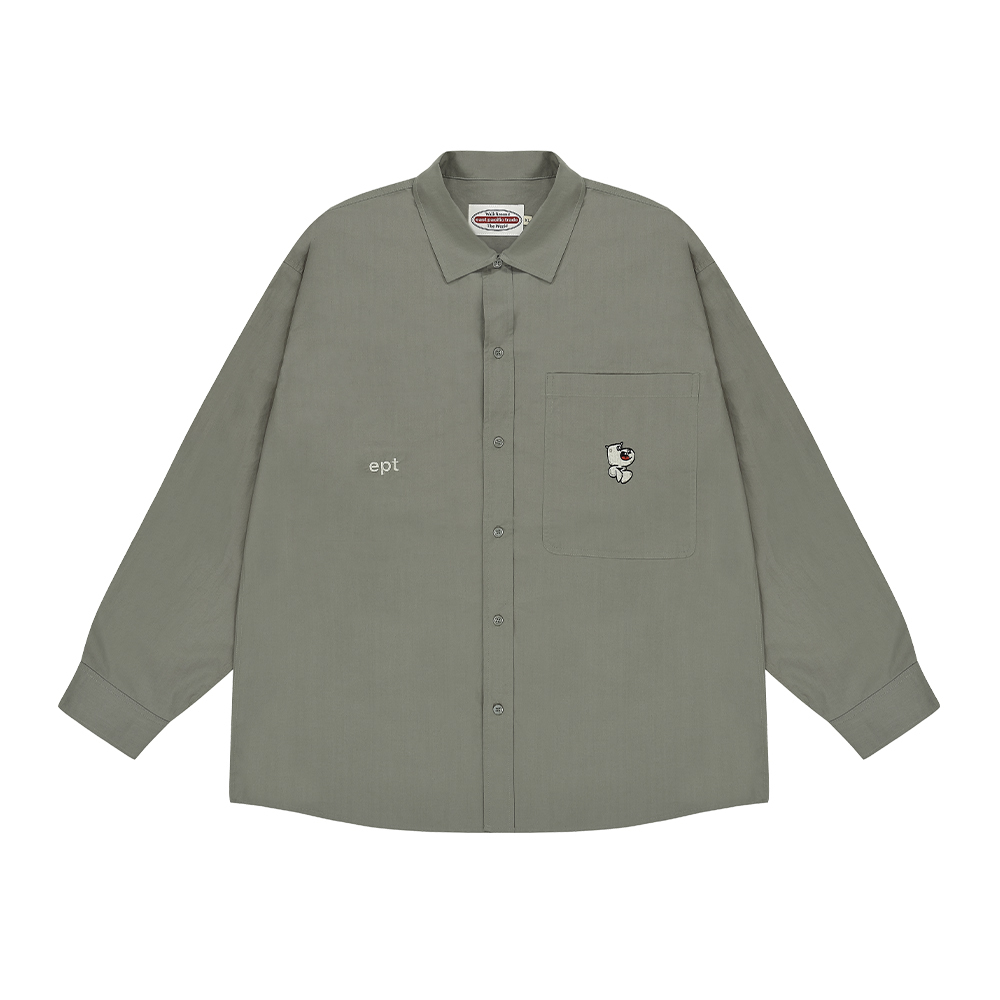 East Pacific Trade (ept) Hector Big Pocket Shirt (Khaki Beige)
