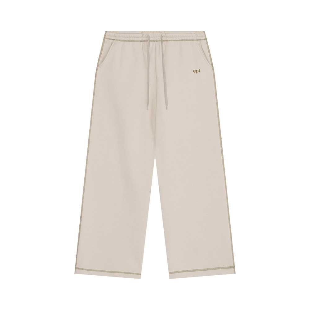 East Pacific Trade (ept) Cover Stitch Sweat Pants (Beige)