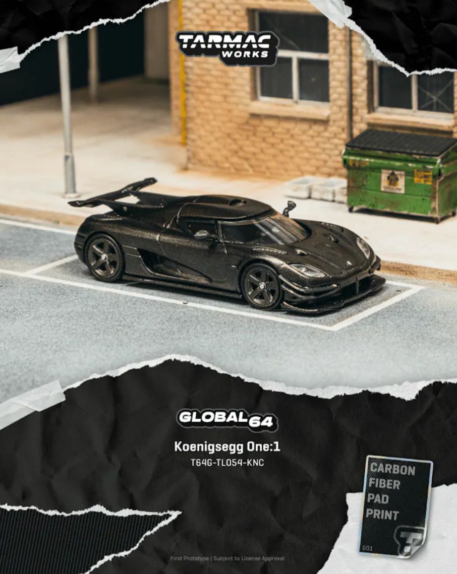 預訂 Pre Order - Tarmac Works Koenigsegg One:1 KNC