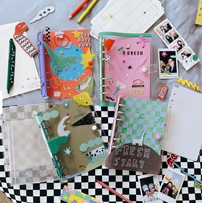 馬卡龍腳趾．六孔活頁萬能本本 2026 四款外殼