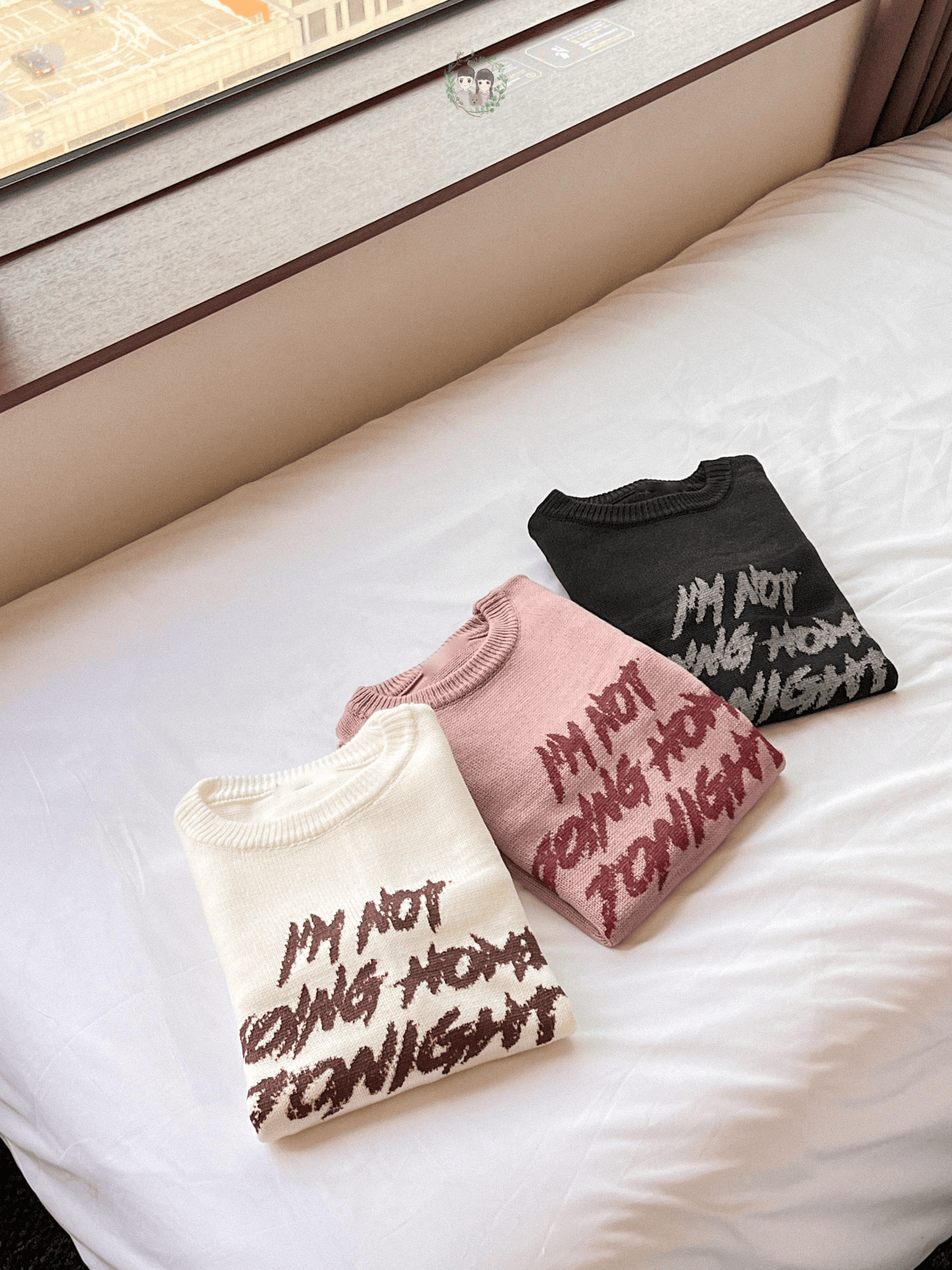 Not Doing Home Tonight Knit Sweater〈🇰🇷DAY 1〉