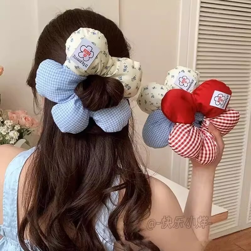 [2 FOR RM10] Korean Floral Summer Scrunchies