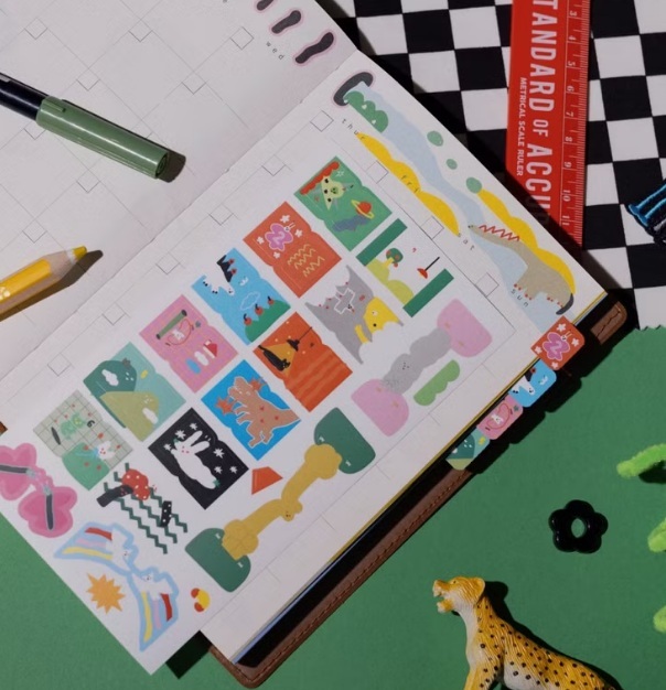 馬卡龍腳趾．I Will Stand By You 月份索引貼紙