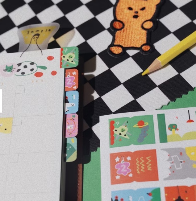 馬卡龍腳趾．I Will Stand By You 月份索引貼紙