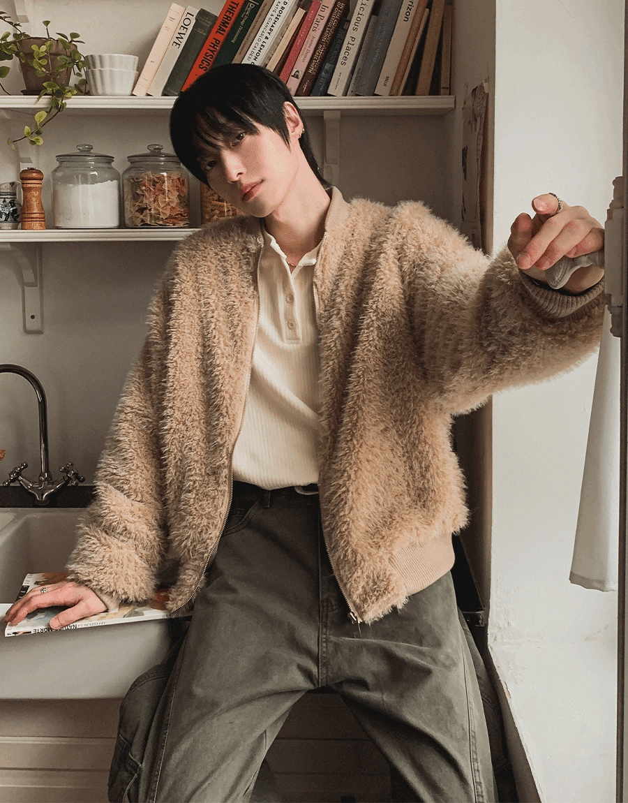 格倫斯馬海毛夾克