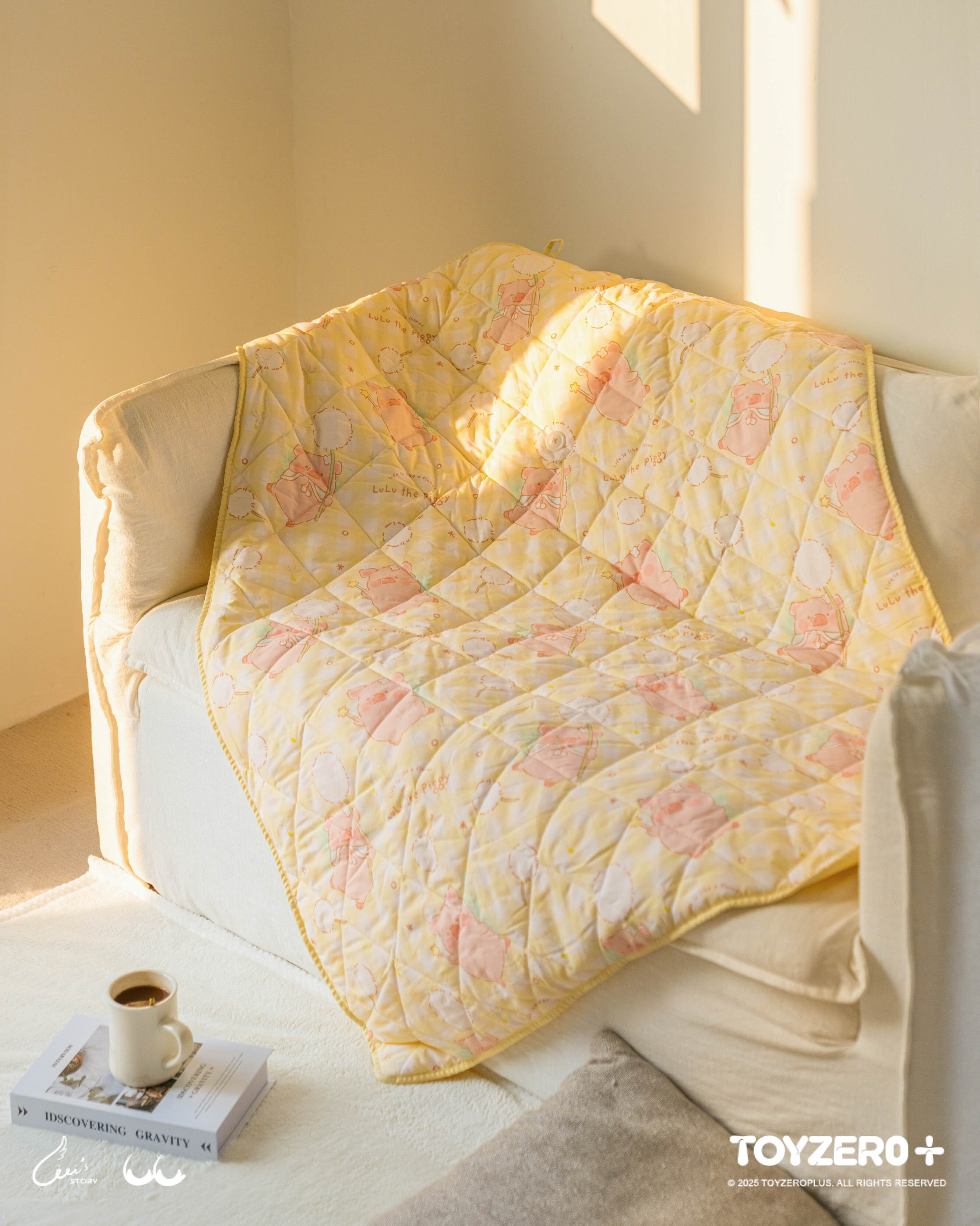 罐頭豬LuLu 冬日系列 -  可摺疊羽絨毯