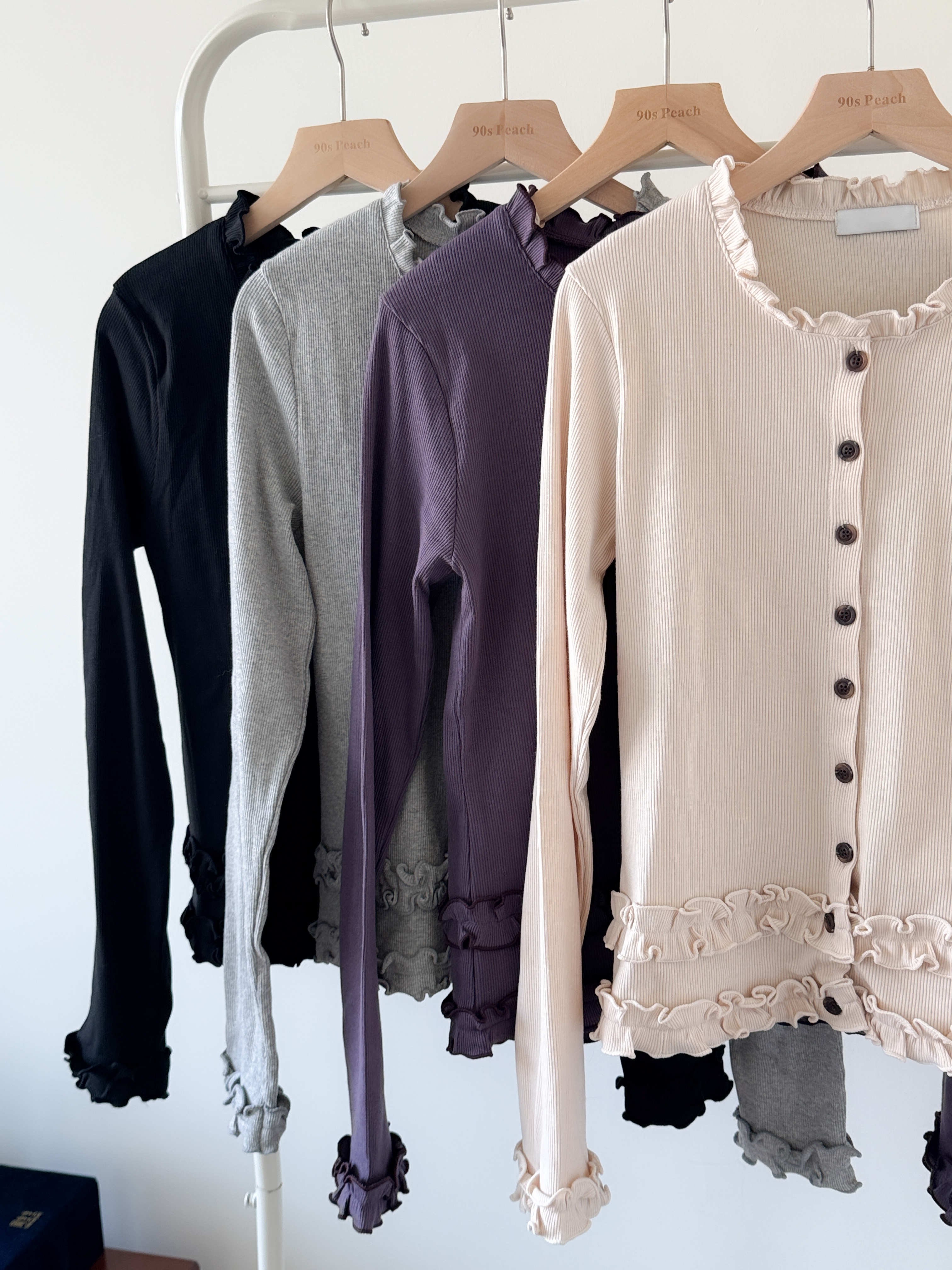 ORI romance ruffle tee