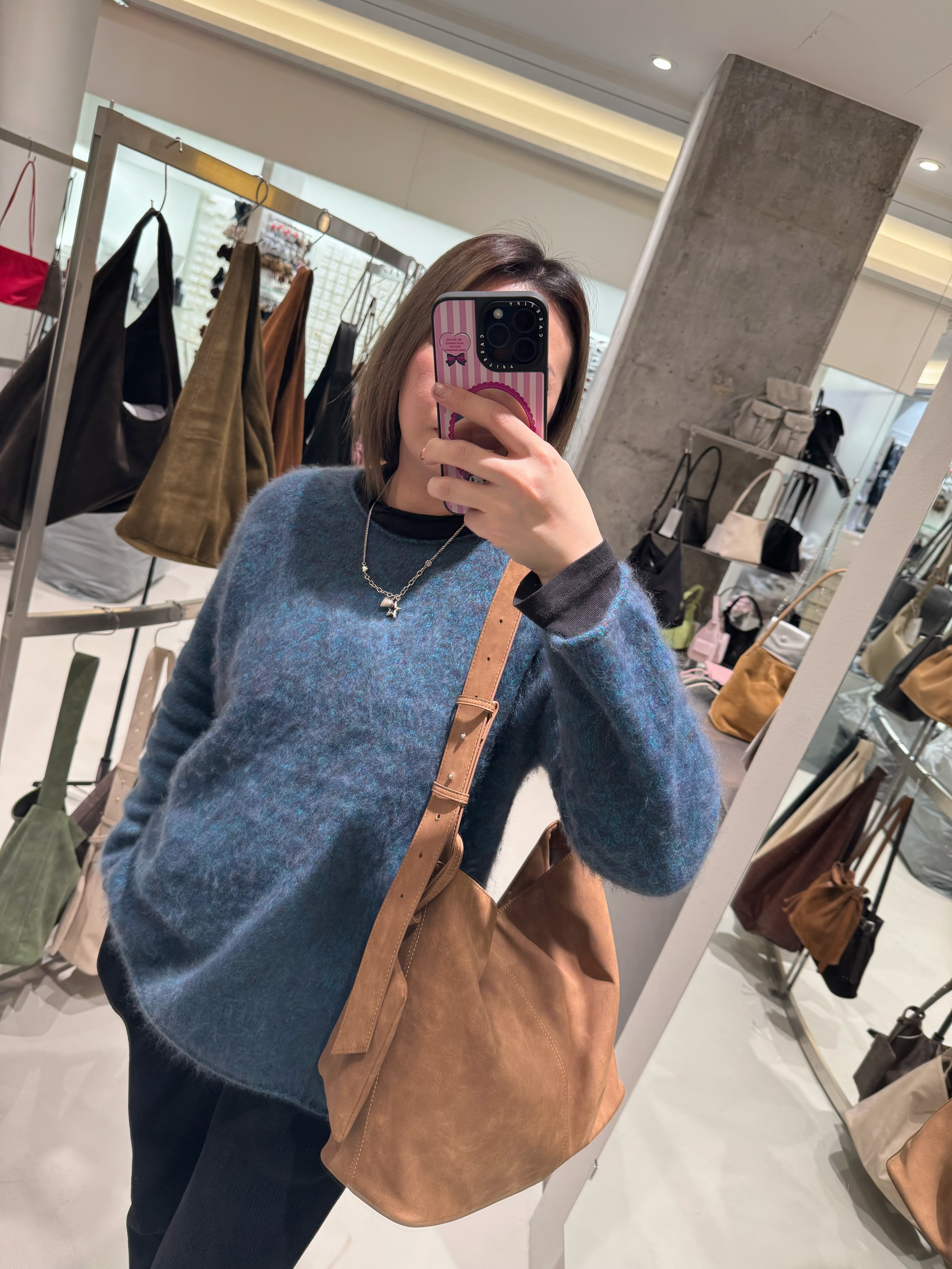 A1DE03#粗單帶 中袋*4色