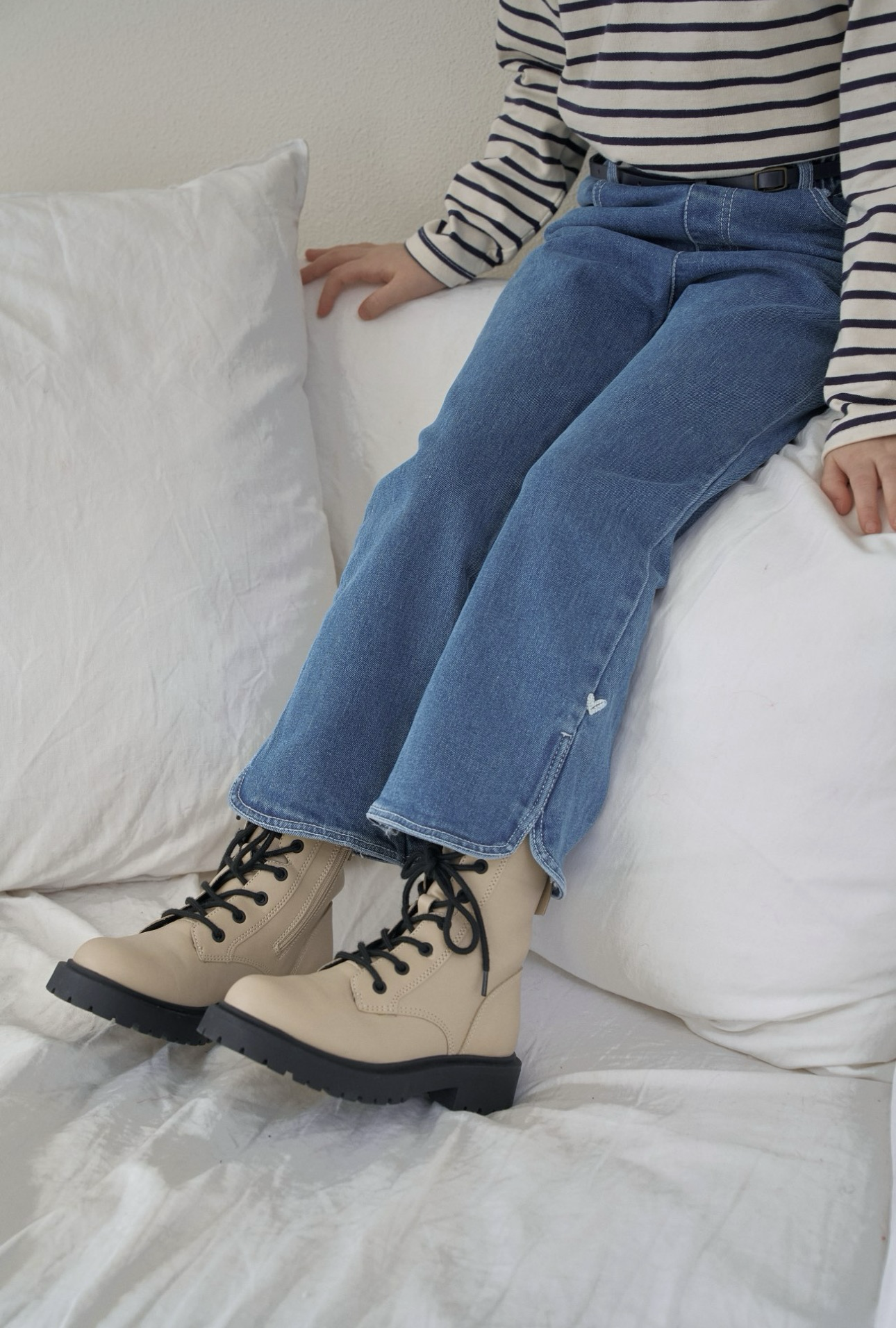 Momo Ann Denim Bootcut Pants