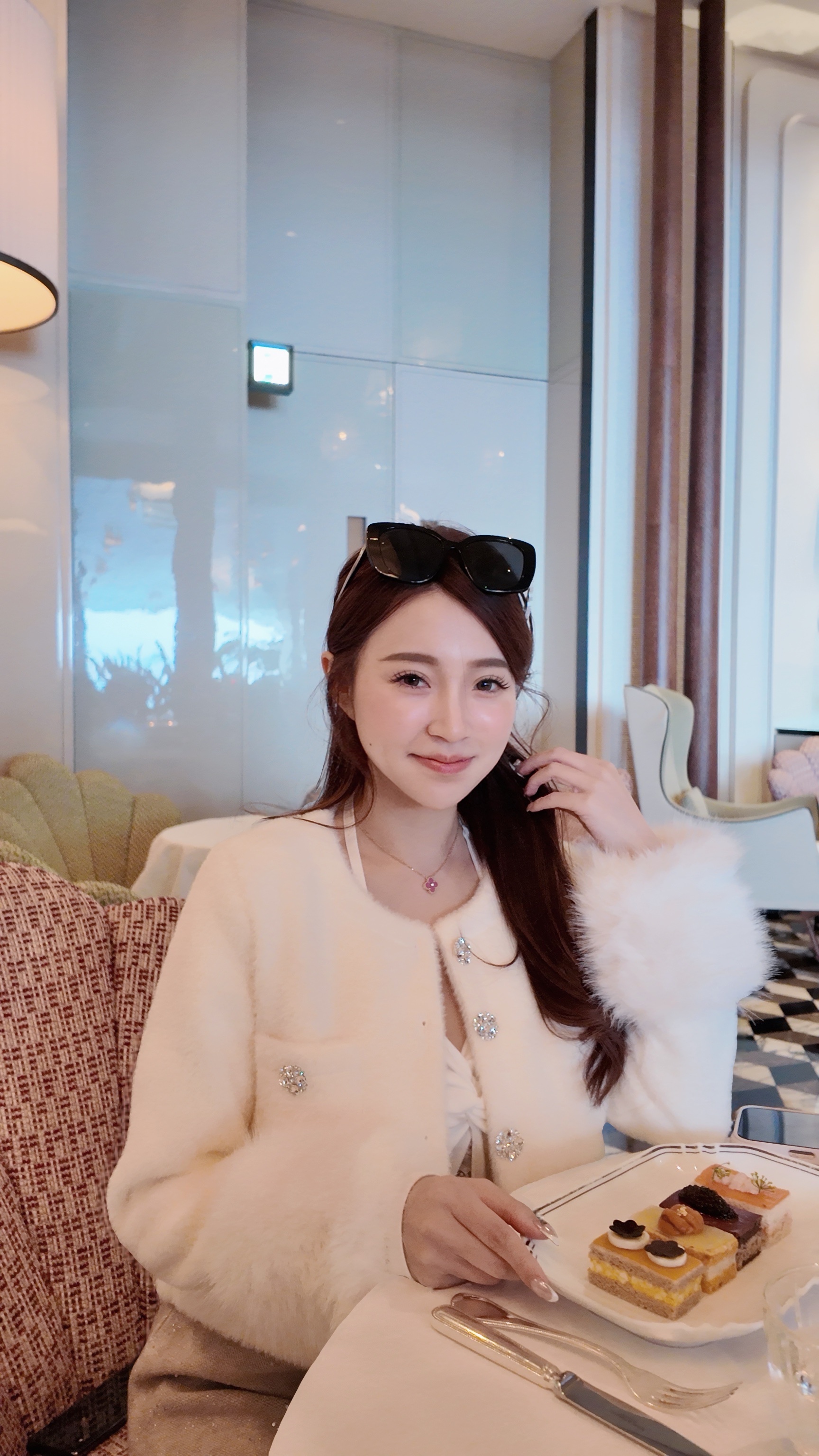 千金風 ✨毛毛手袖Tweed Jk