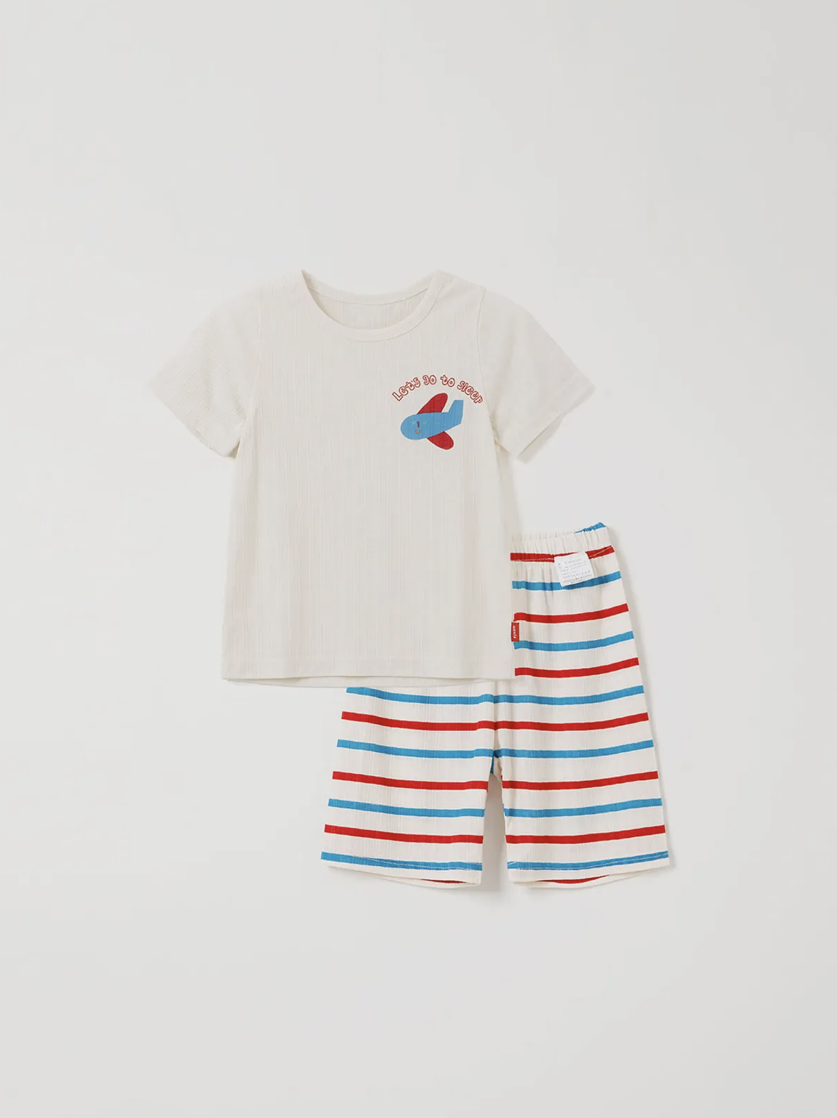 韓國品牌 OZKIZ 飛機條子居家套裝 (上衣＋褲)