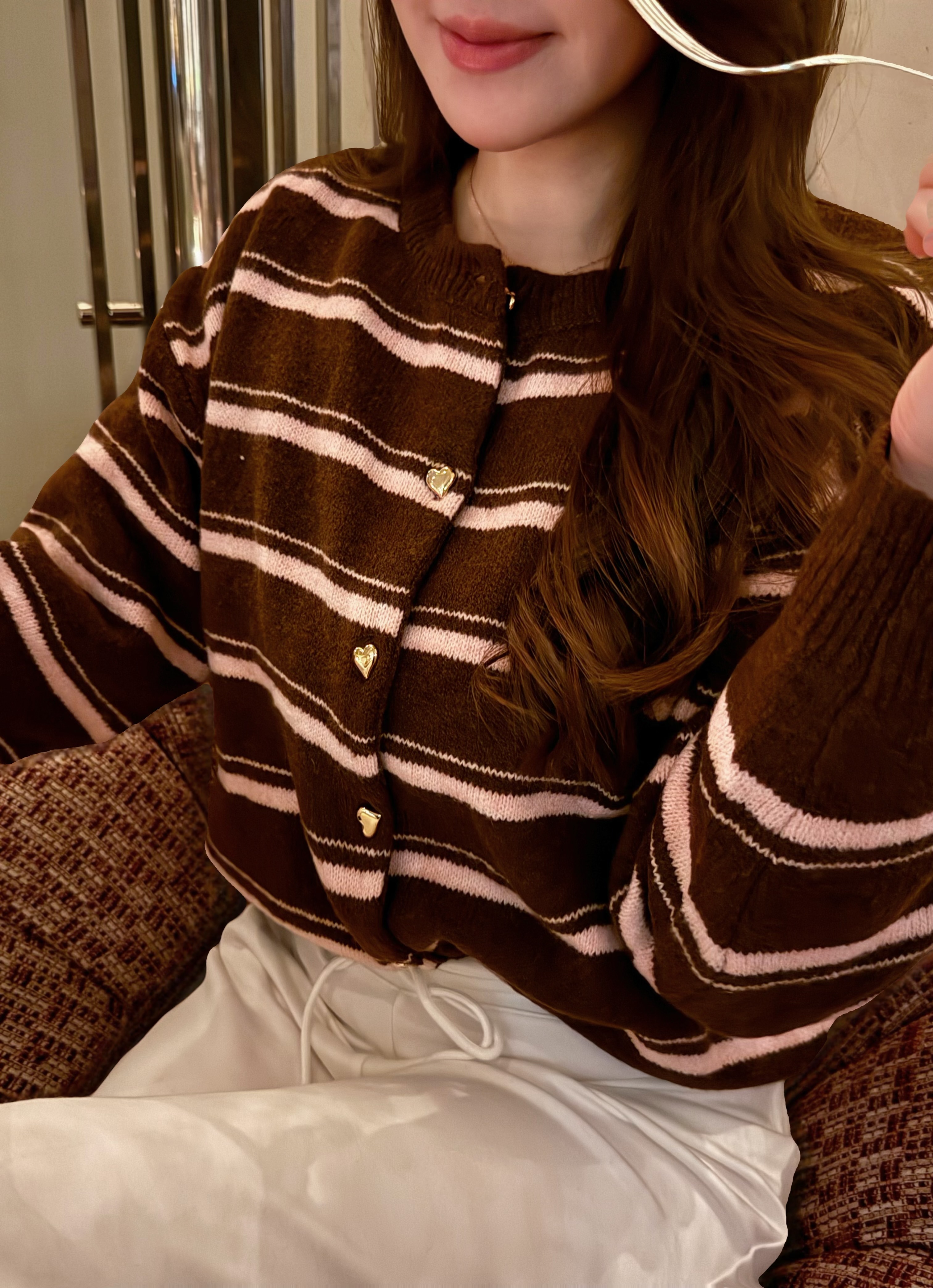 ❤️❤️SumSum 拼色小毛衣開衫